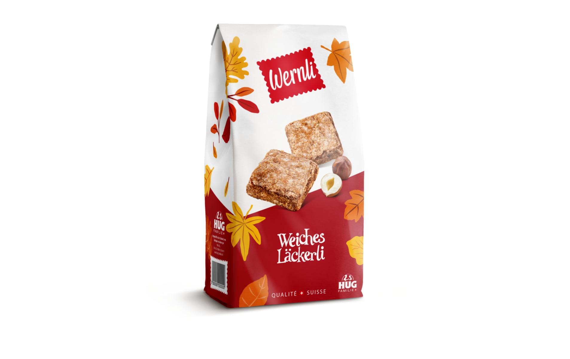 Wernli Weiches Läckerli – Guetzli, Haselnuss – 230 g