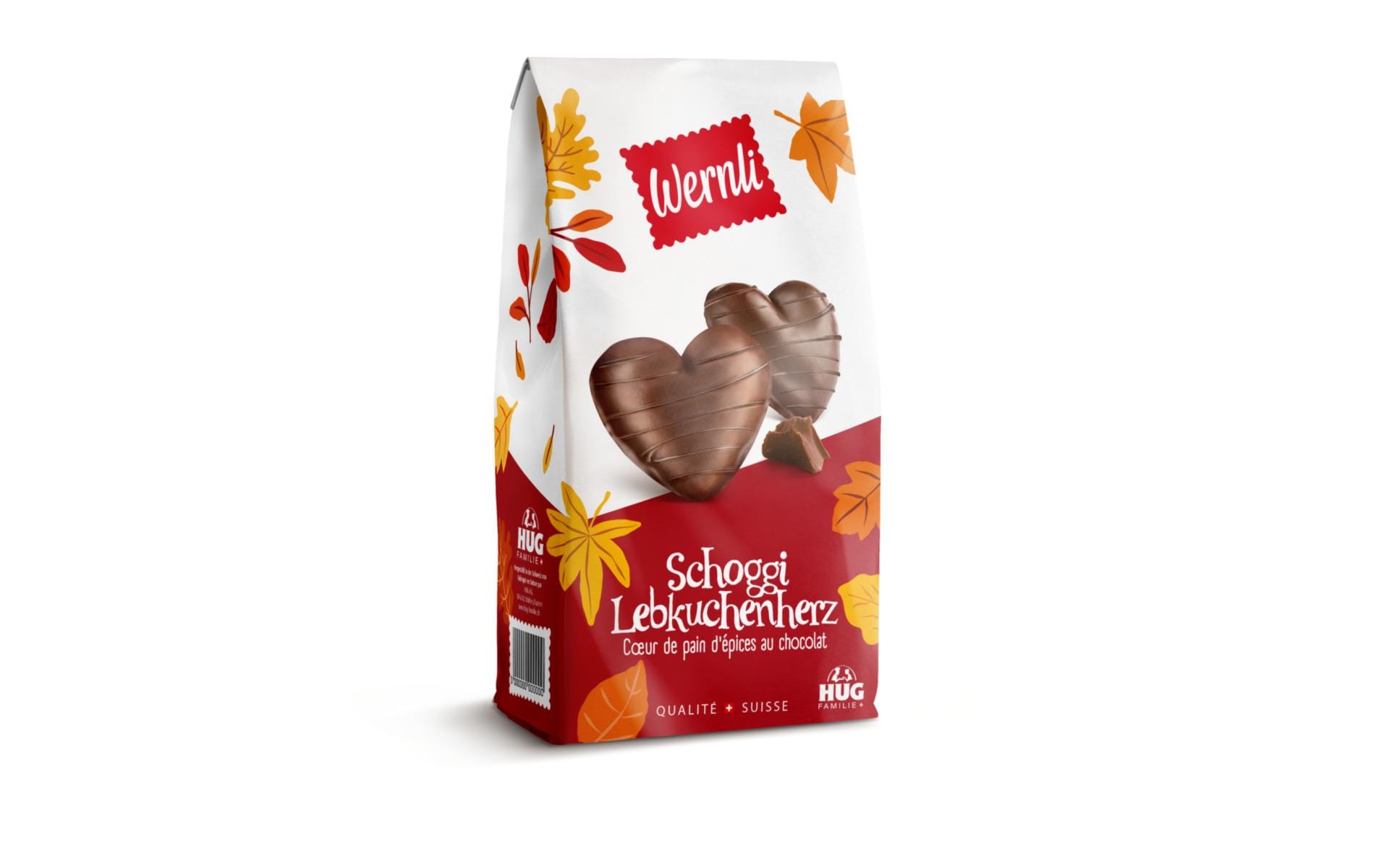 Wernli Schoggi-Lebkuchenherz Guetzli – 200 g