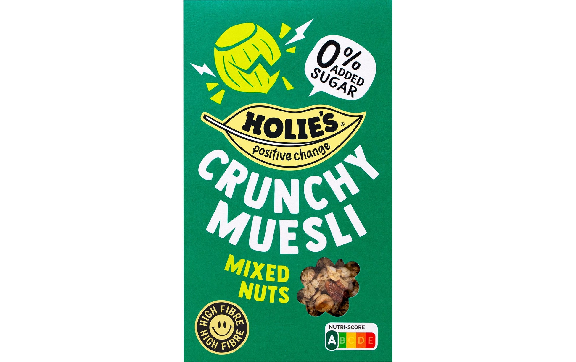 Holie's Knuspermüesli mit Nüssen – vegan – 400 g