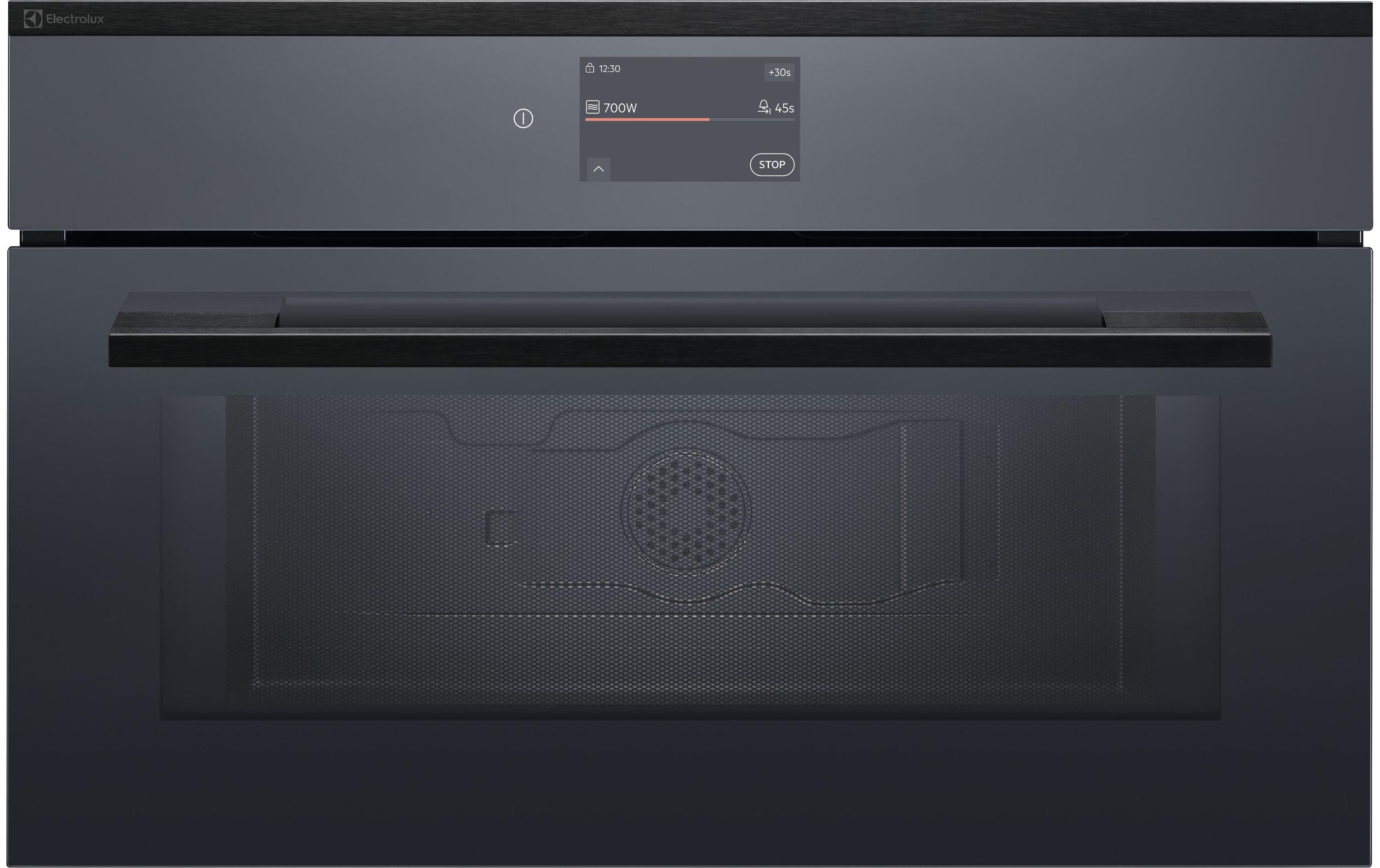 Electrolux Einbau-Mikrowelle EB3GL90SP – 41 l, Grill & Heissluft, 1200 W – Schwarz
