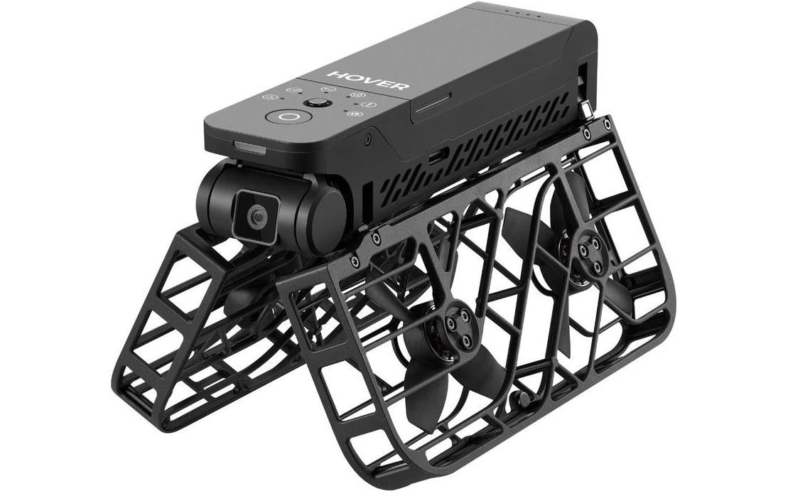 HOVERAir X1 Retail Combo – Kameradrohne, 2704×1520, 60 fps, KI-Tracking, 35 min Flugzeit, Schwarz