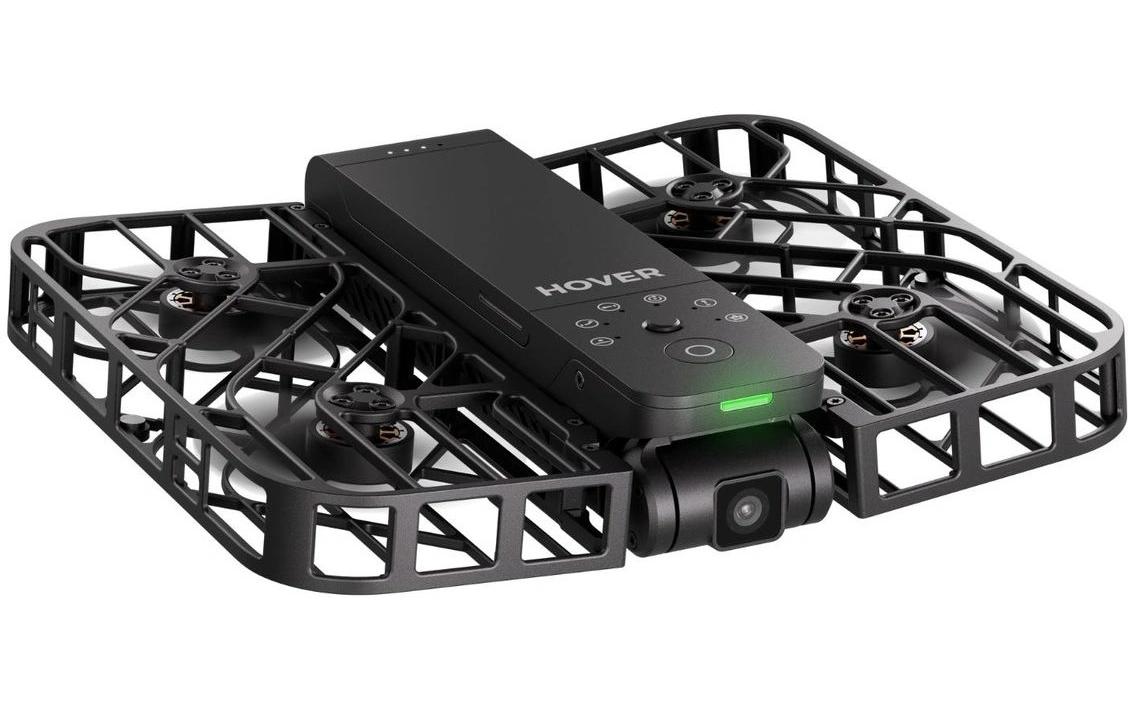 HOVERAir X1 Retail Combo – Kameradrohne, 2704×1520, 60 fps, KI-Tracking, 35 min Flugzeit, Schwarz