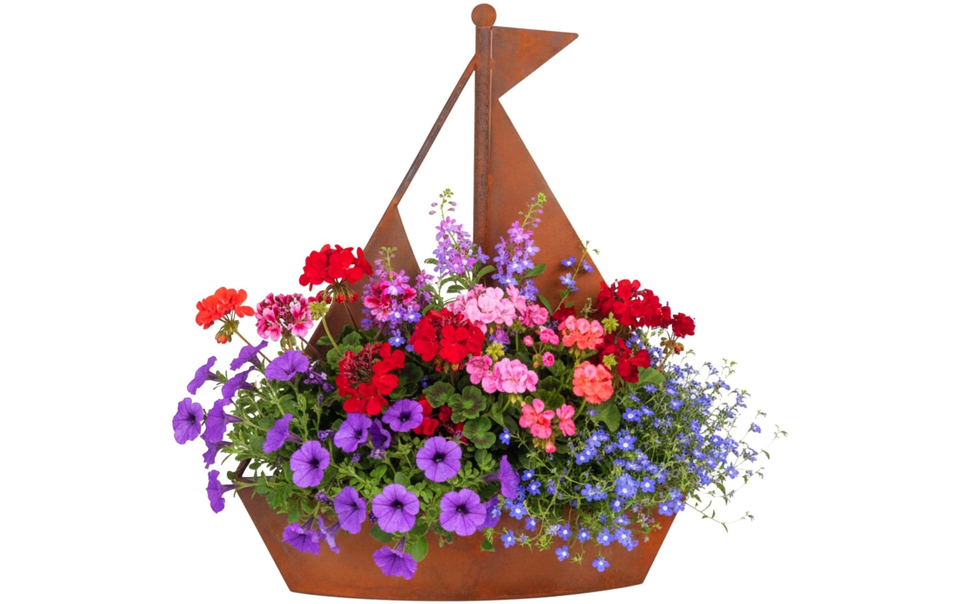 Relaxdays Gartendeko – 34,5 × 43 × 10 cm – Stahl, Rostbraun