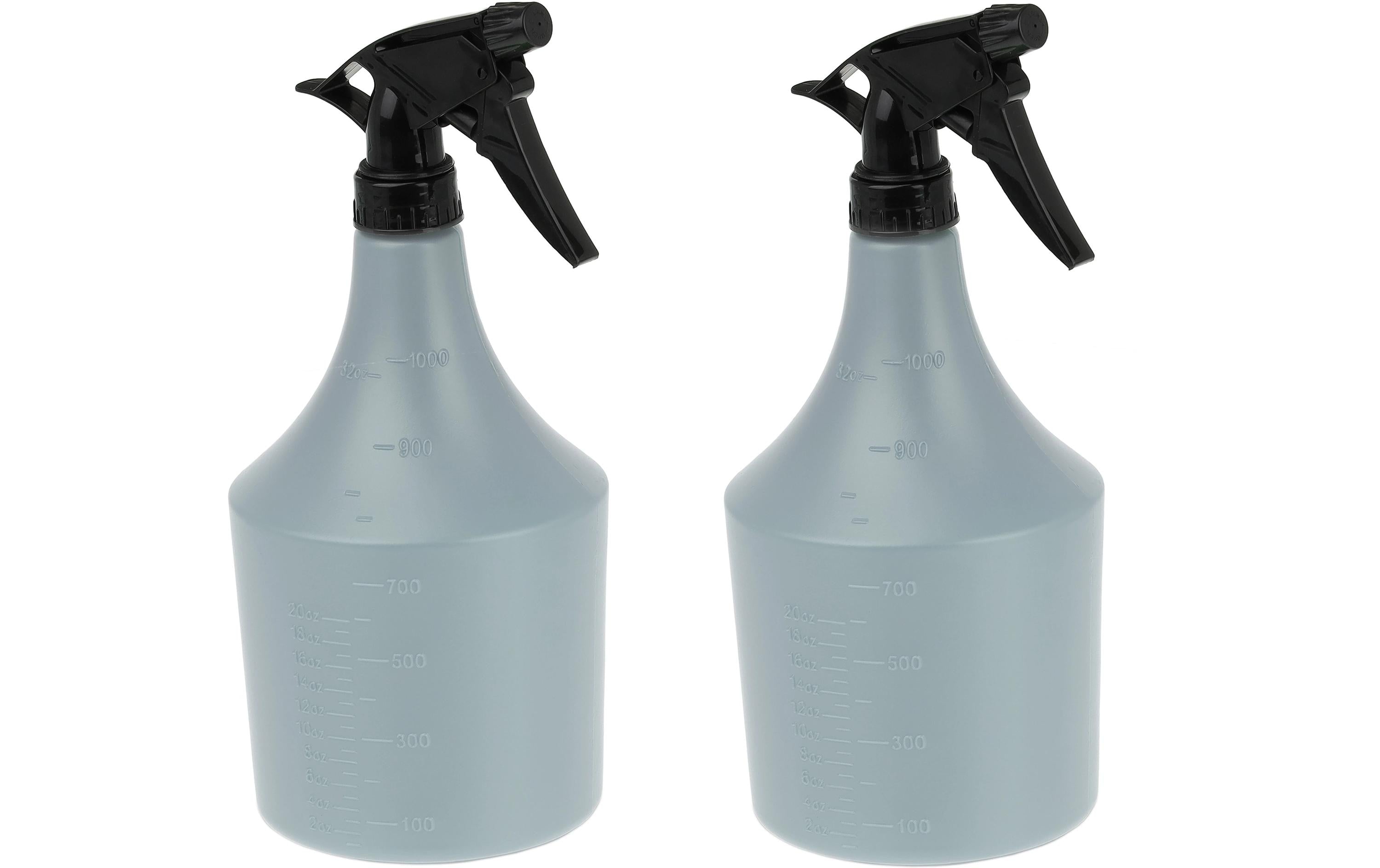 Relaxdays Sprühflasche – 1 l – Grau/Schwarz – 2 Stk.