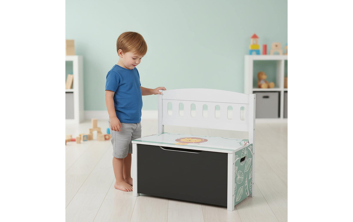 Relaxdays Beistelltisch – 57 × 30 × 55,5 cm – MDF – Mehrfarbig – mit Stauraum, Tafel