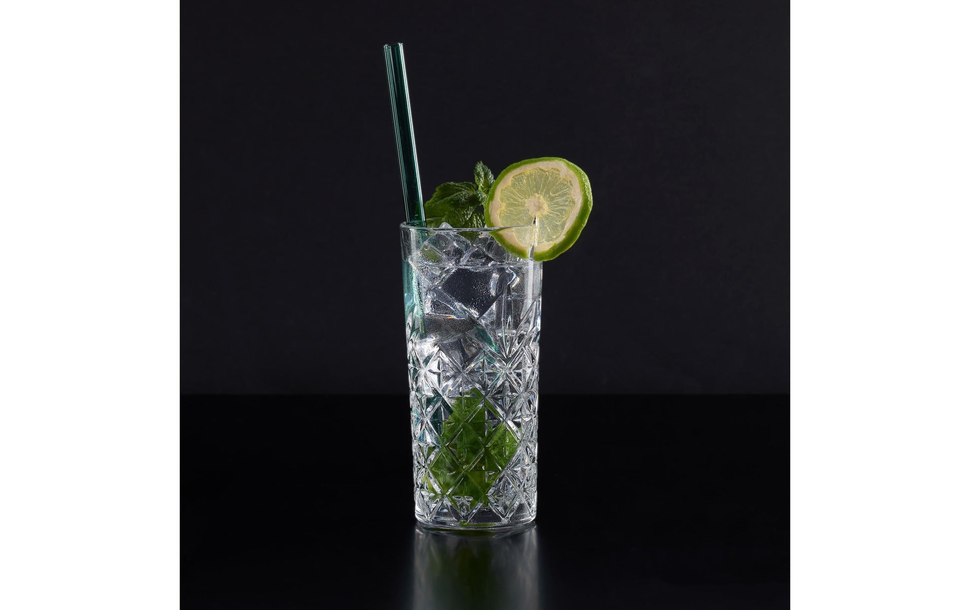 Relaxdays Longdrinkgläser – 6er Set, 300 ml, Ø 7 cm, Glas, Transparent, spülmaschinenfest