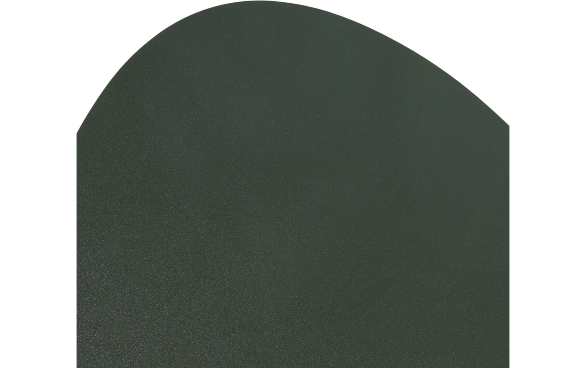 Relaxdays Tischset – oval, PVC, dunkelgrün/grau, 43 × 30 cm – 12er-Set