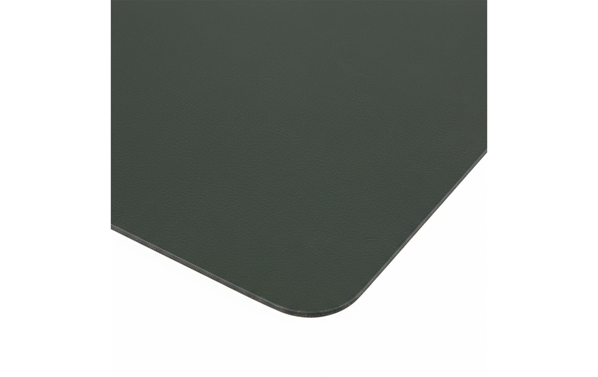 Relaxdays Tischset – PVC, Dunkelgrün/Grau, 43 × 30 cm
