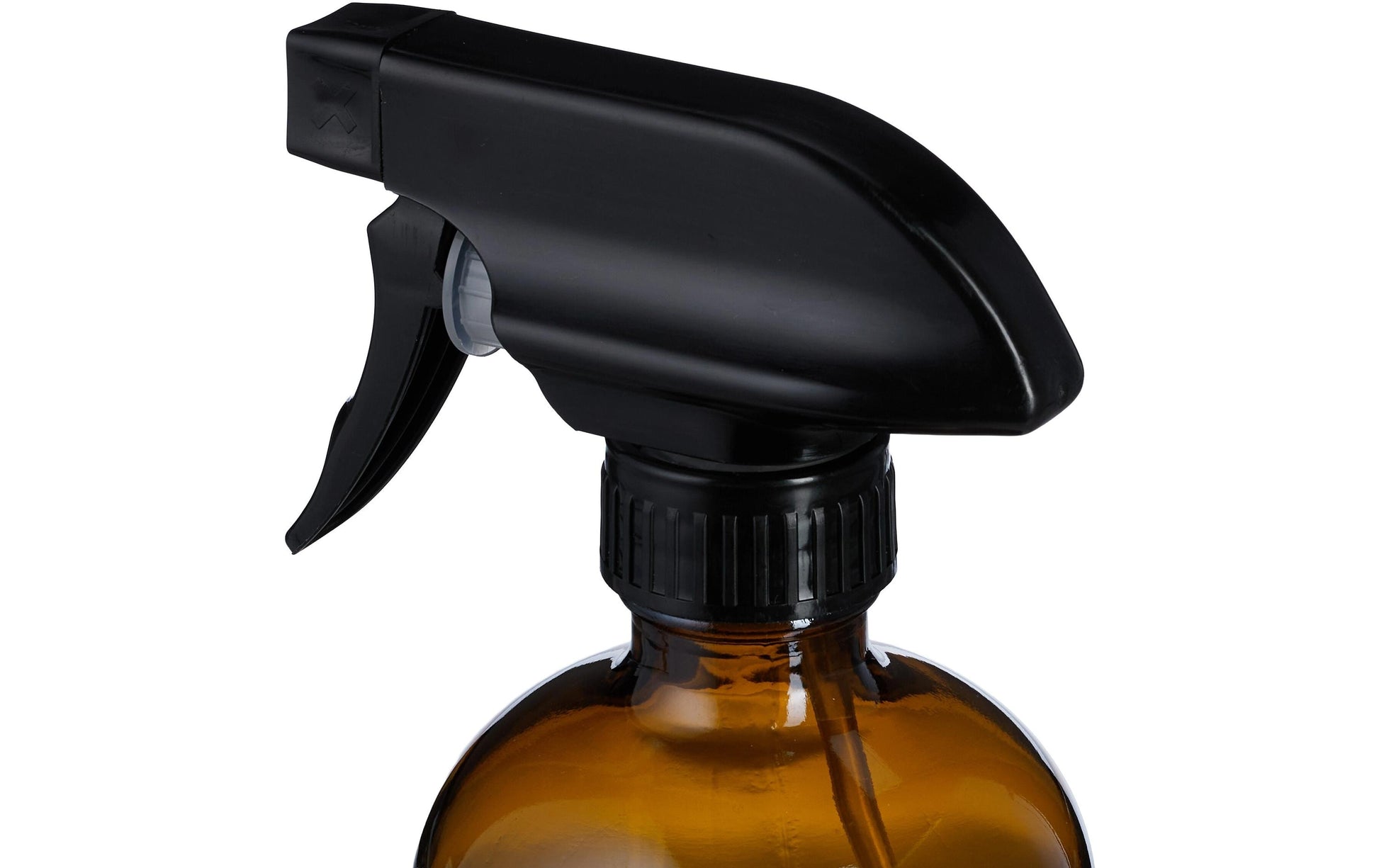 Relaxdays Sprühflasche – 0,5 l – Braun – Glas/Kunststoff – 4 Stk.