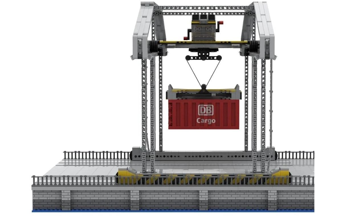 Stone Heap DB Containerumschlagterminal Eisenbahn – 1583-teilig – 33 × 35 × 75 cm – ab 12 J. – Kunststoff