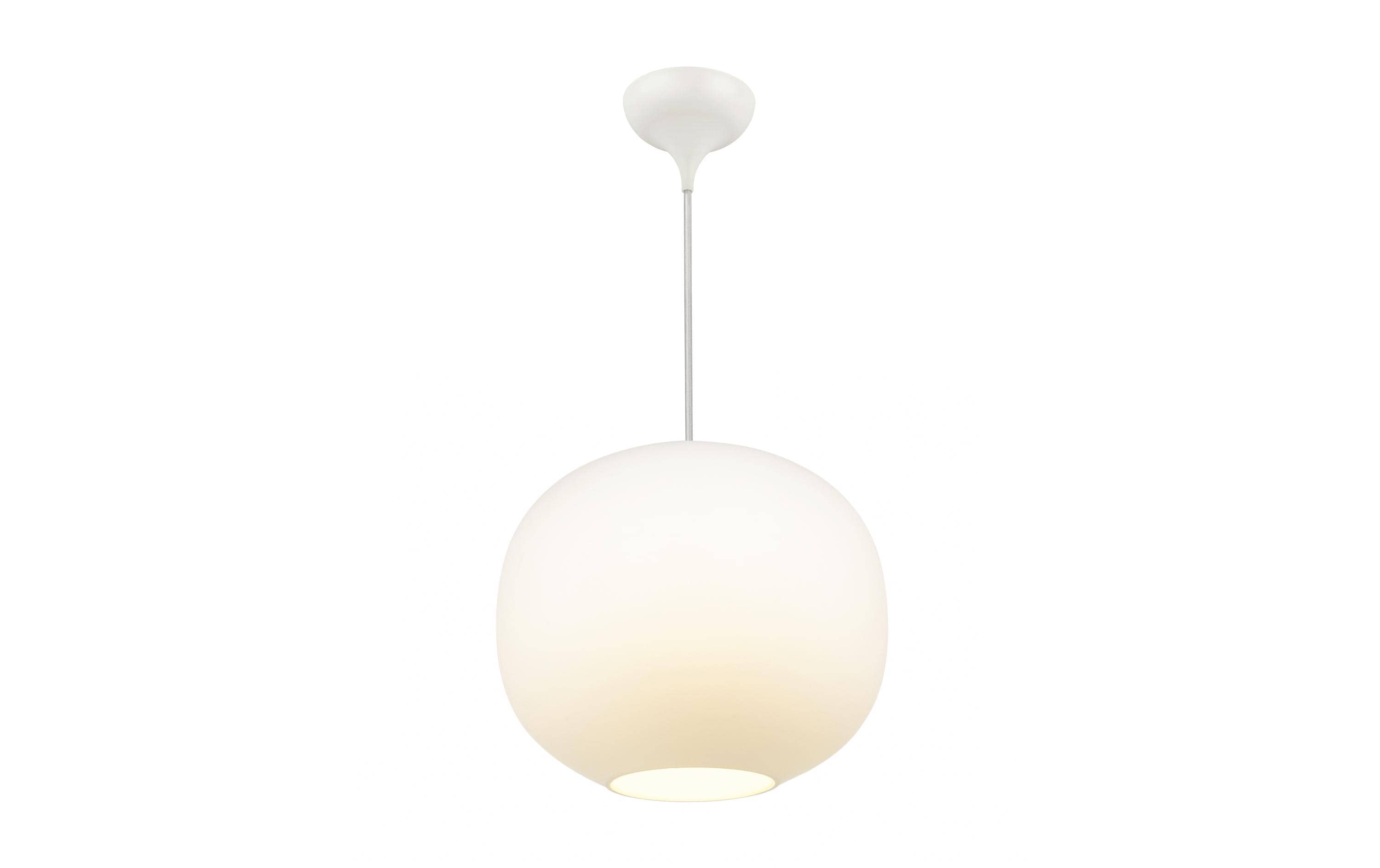 Nordlux dftp Nordlux Pendelleuchte Navone 30 – Ø 30 cm, 40 W, weiss, exkl. Leuchtmittel