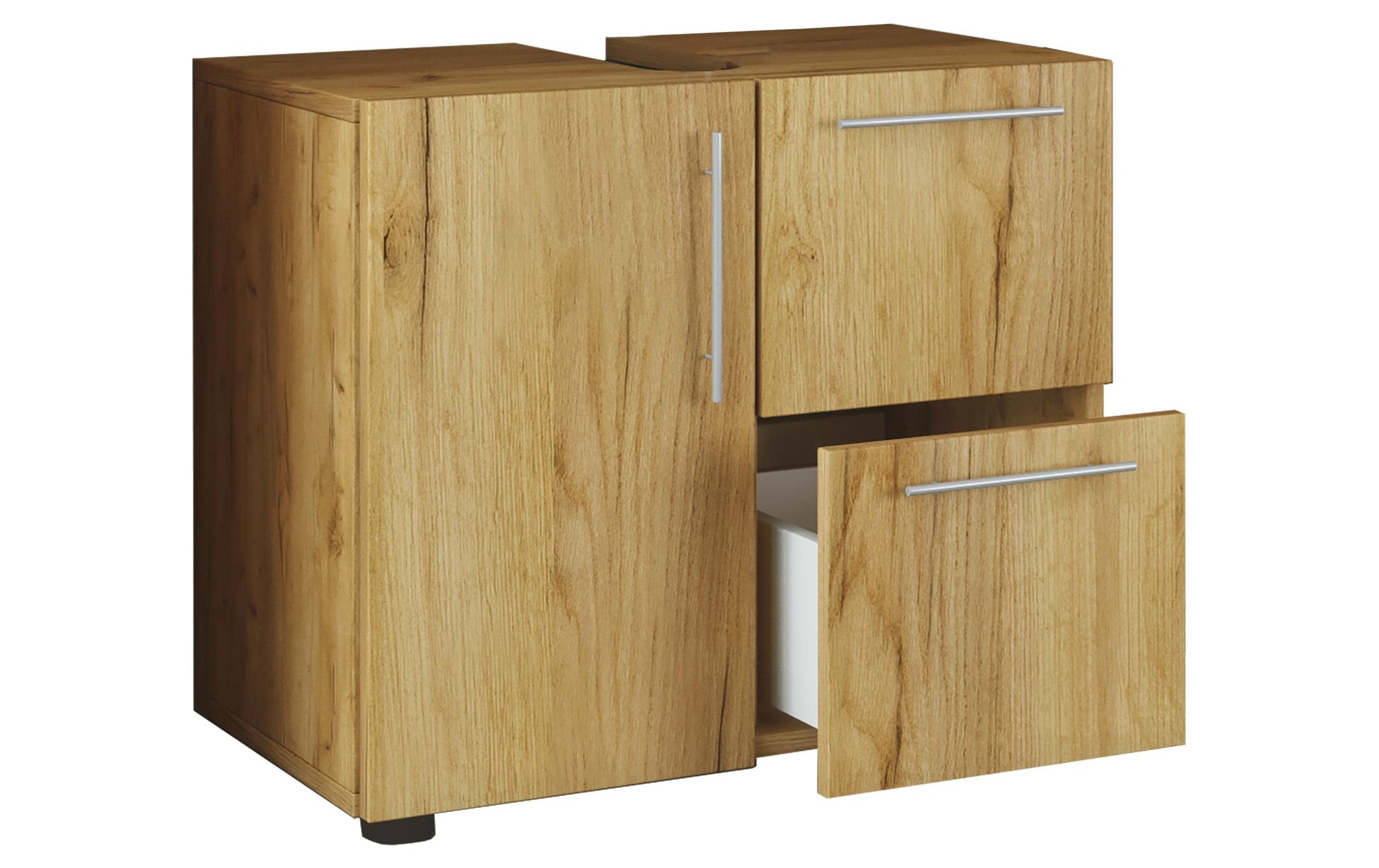 VCM Morgenthaler VCM Flandu – Badezimmer-Unterschrank, 610 × 320 × 510 mm, Eiche, Holz