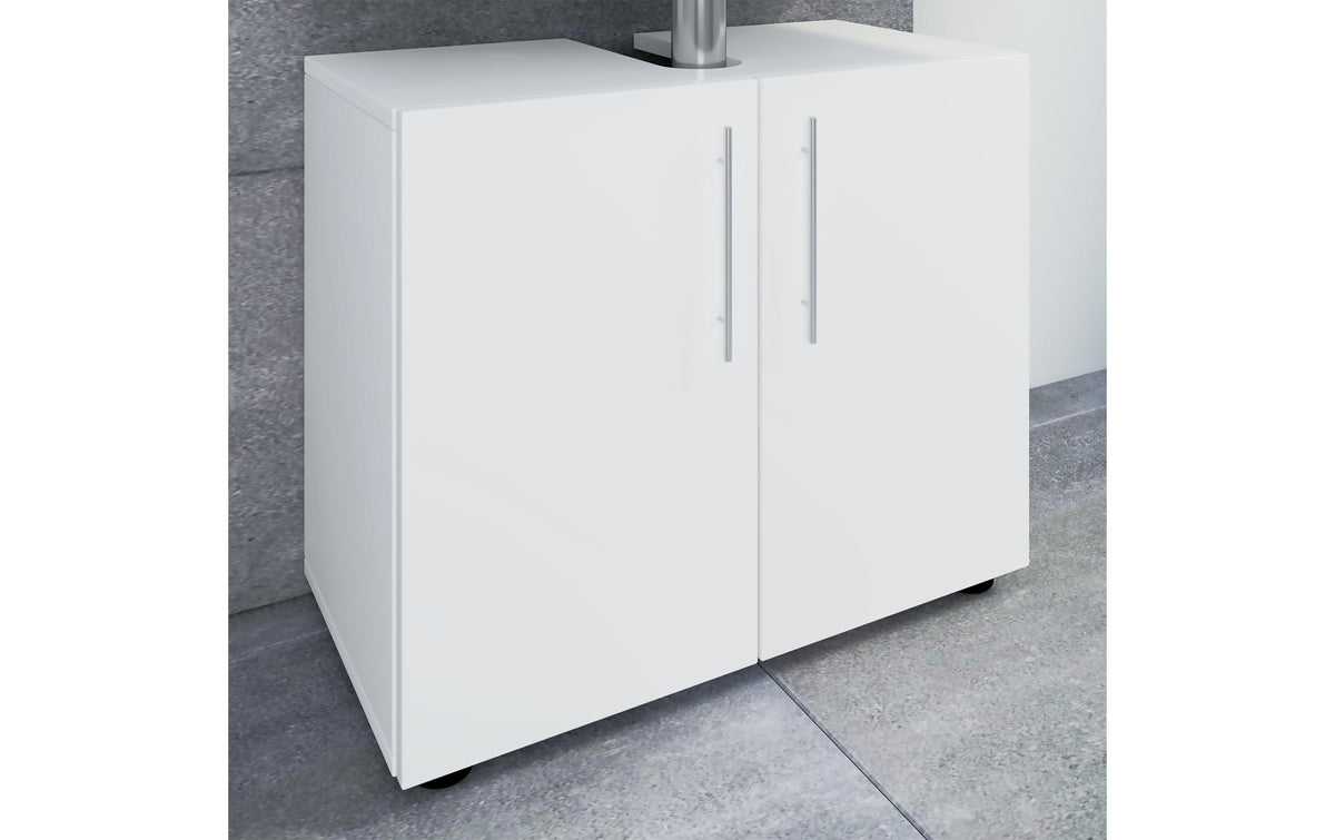 VCM Morgenthaler VCM Aufbewahrungsbox (Bad) Flandu II – MDF/Melamin, 60×30×51 cm, Weiss