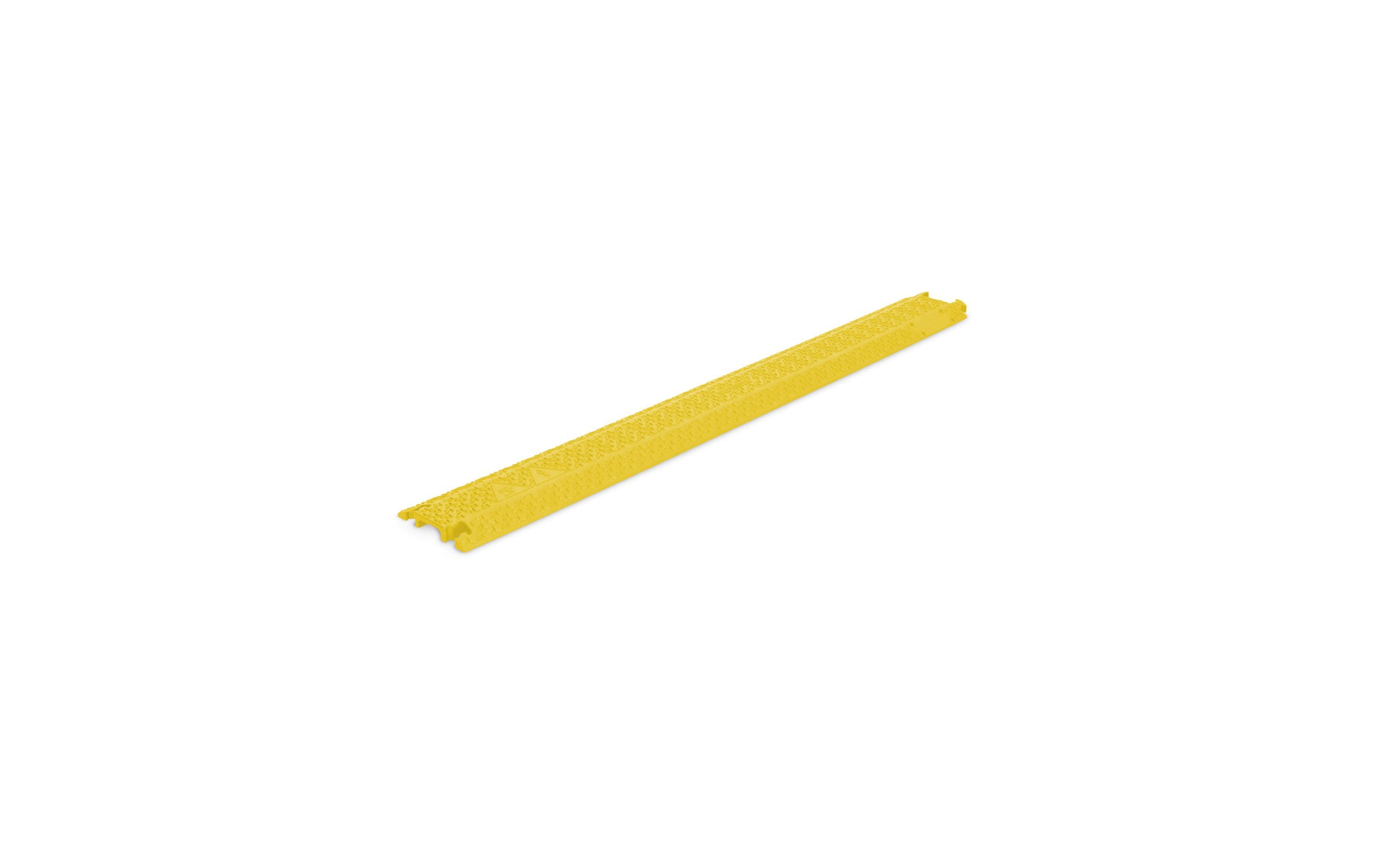 Defender Kabelbrücke – 1 m – Aussen 125×20 mm, innen 40×12 mm – Polyurethan – Gelb