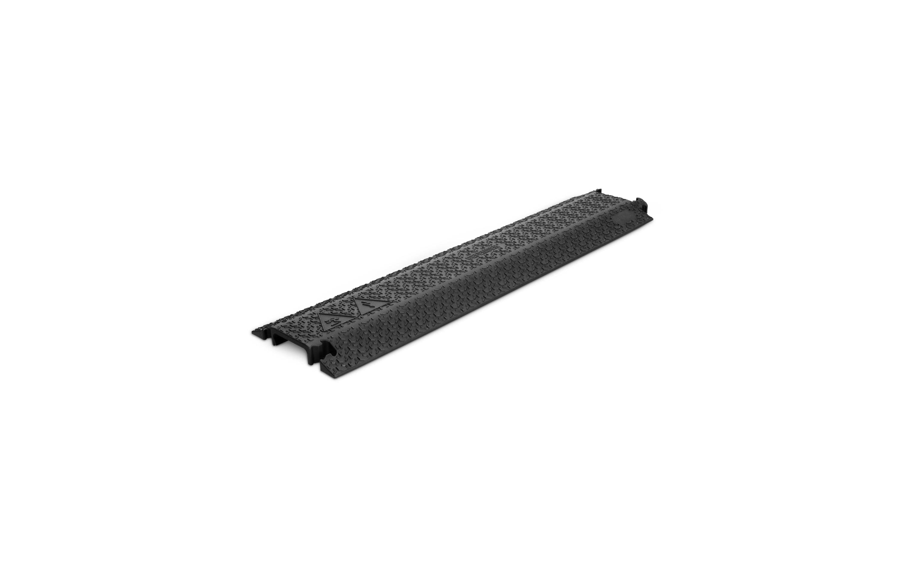 Defender Kabelbrücke – 1,0 m – Aussen 250 × 40 mm, innen 100 × 30 mm – Polyurethan – Schwarz, 1 Stk.