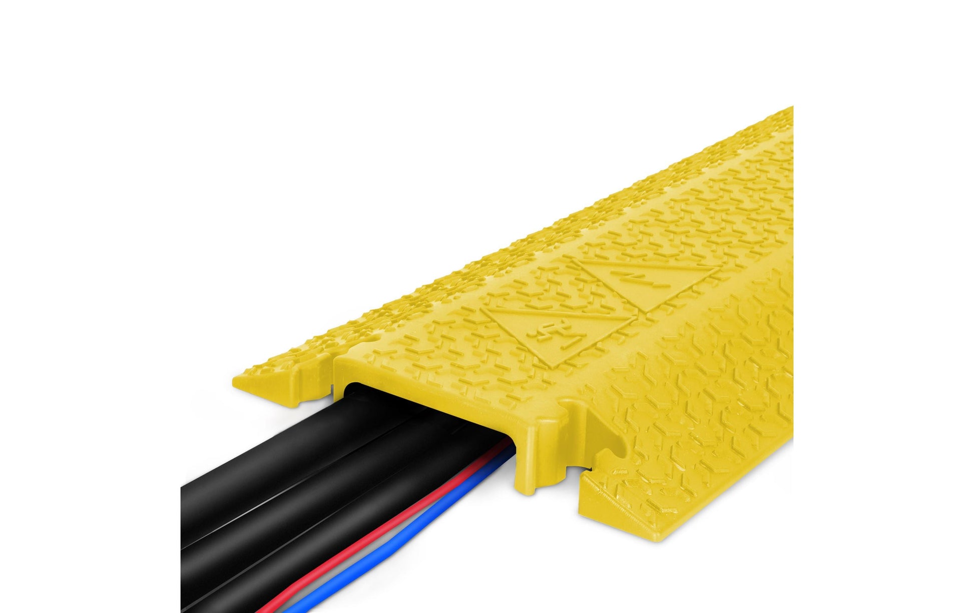 Defender Kabelbrücke – 1 m – Aussen 250×40 mm, innen 100×30 mm – Polyurethan – Gelb, 1 Stk.