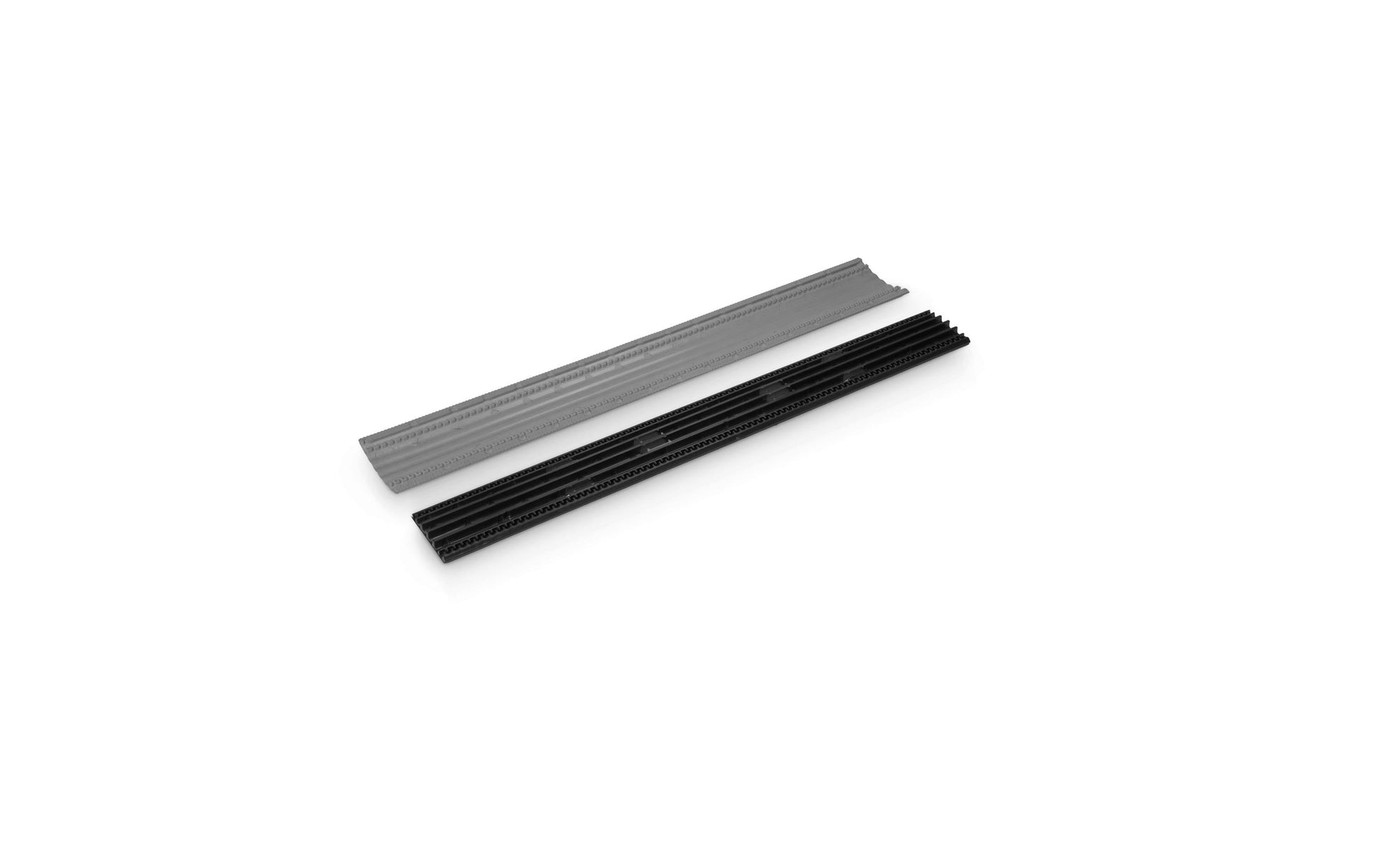 Defender Wandkanal – 125 × 20 mm – 0,9 m – Polyurethan – Grau, Befestigungslöcher
