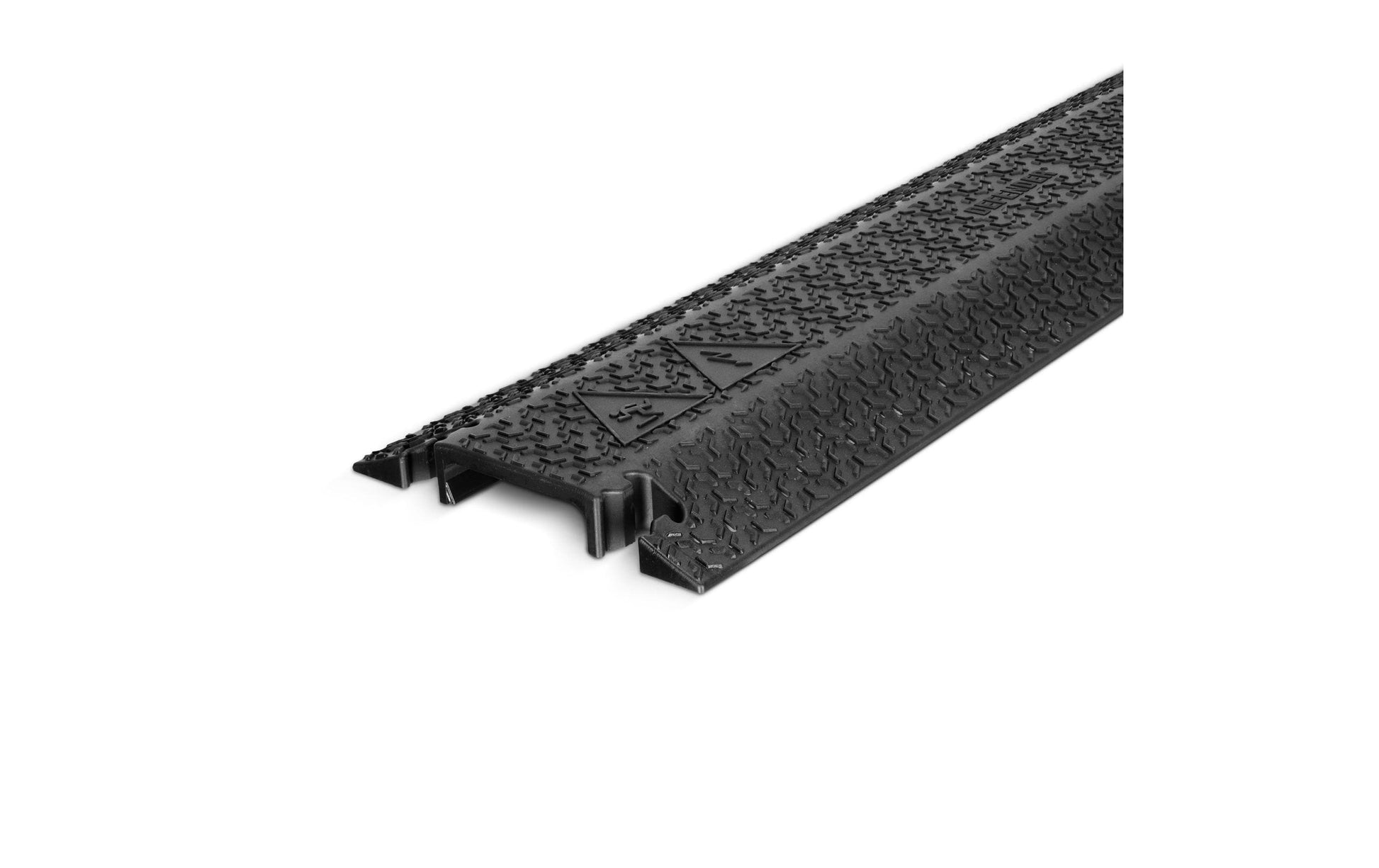 Defender Kabelbrücke – 1,0 m – Aussen 250 × 40 mm, innen 100 × 30 mm – Polyurethan – Schwarz, 1 Stk.