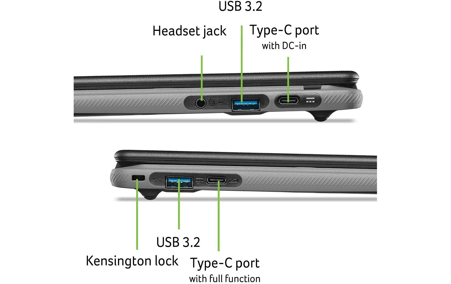 Acer Chromebook 311 – 11,6" WXGA, Kompanio 540, 8 GB, 64 GB eMMC, Chrome OS, QWERTZ (CH)