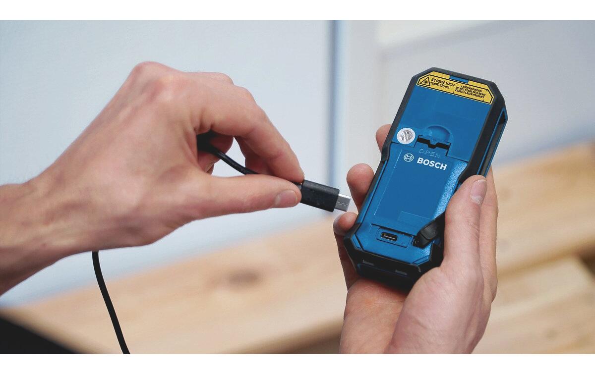 Bosch BA Akku 3,7 V 1 Ah (3,7 Wh) Li-Ion – für Bosch GLM 50-22, GLM 50-25 G, GLM 50-27 C und andere