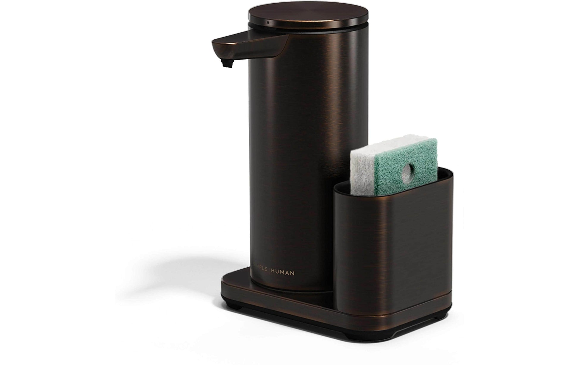 Simplehuman Automatischer Seifenspender – Tisch – 414 ml, Bronze, Edelstahl