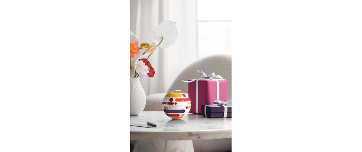 Villeroy & Boch Teller-Set Iconic petite Boule Miami – 5-teiliges Set, Ø 14,1 cm, Porzellan, spülmaschinenfest