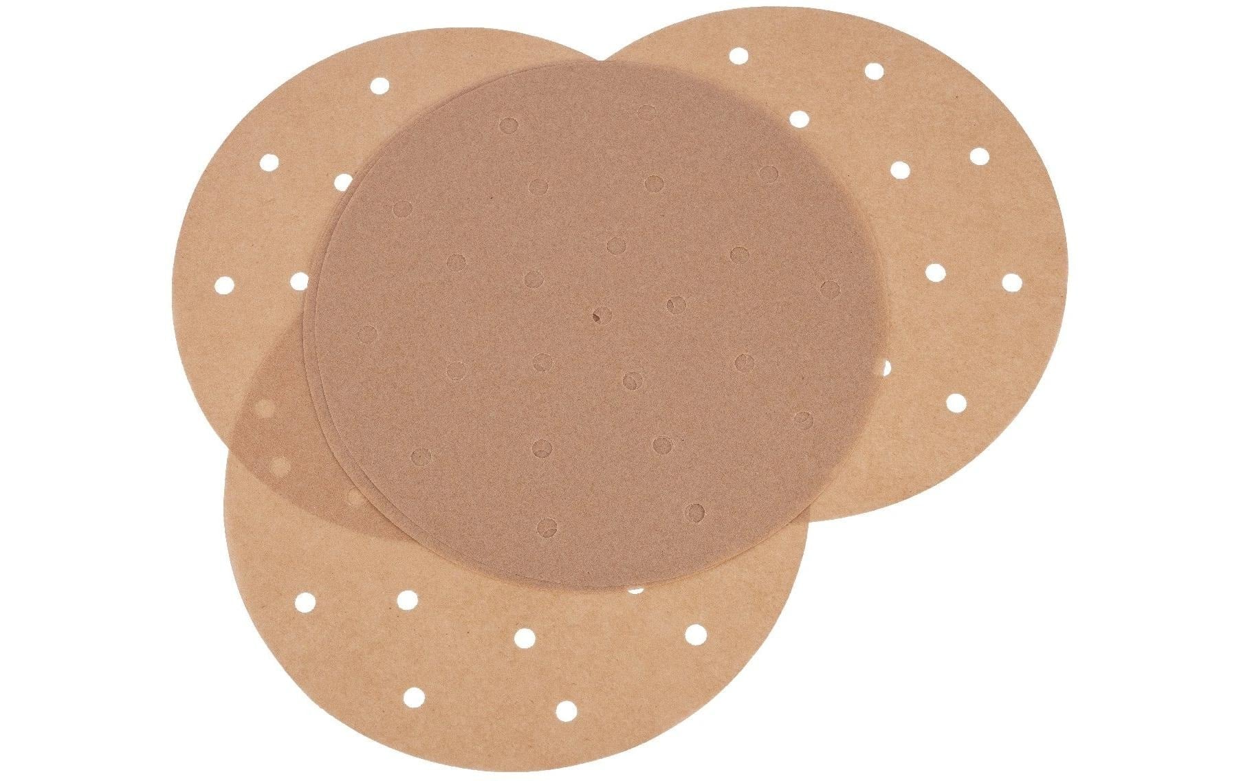 Nerthus Backpapier 20 × 20 cm, 100 Stk., gelocht, für Airfryer