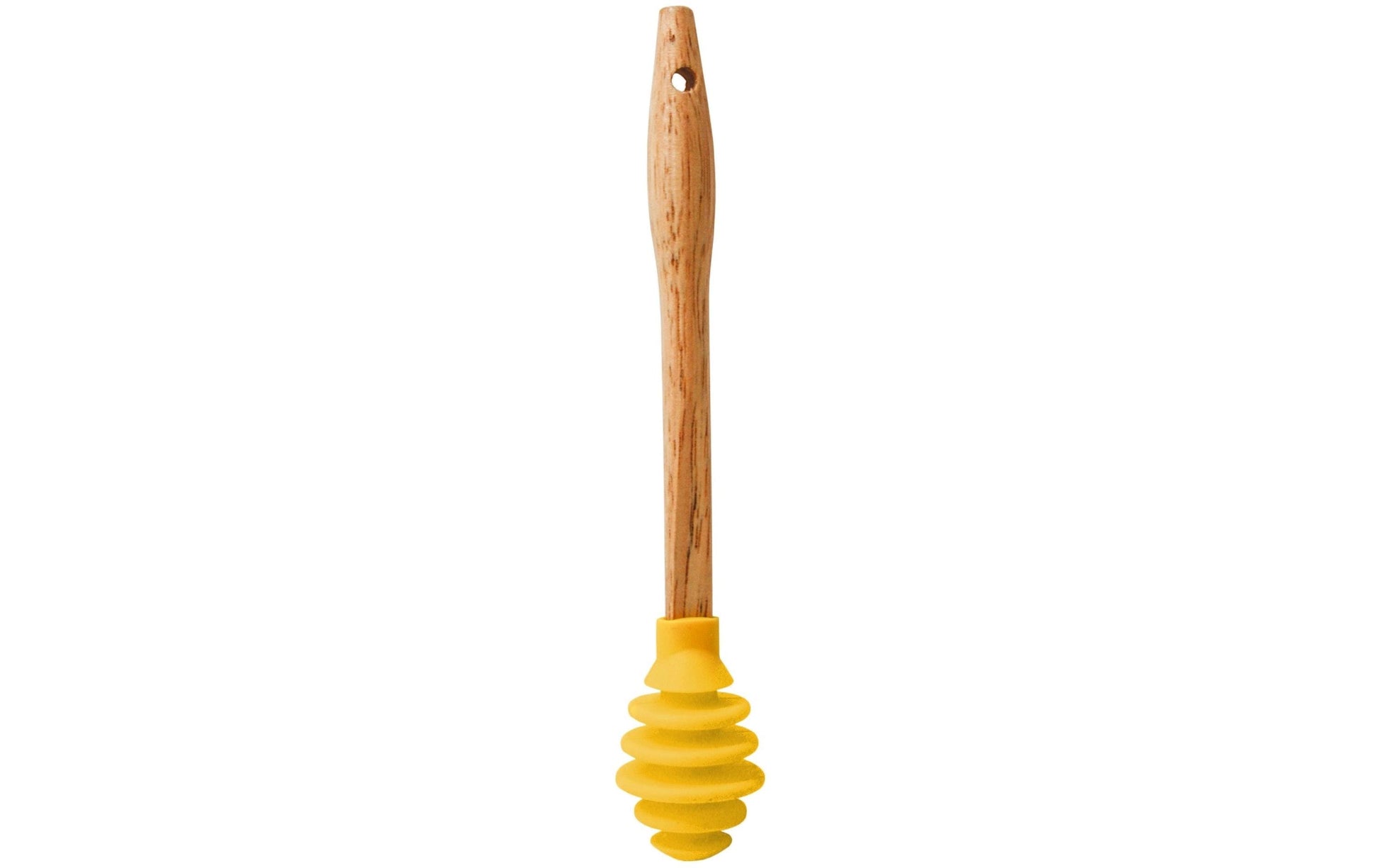 Nerthus Honiglöffel 18 cm, Ø 3 cm, Holz (Birke), Braun/Gelb
