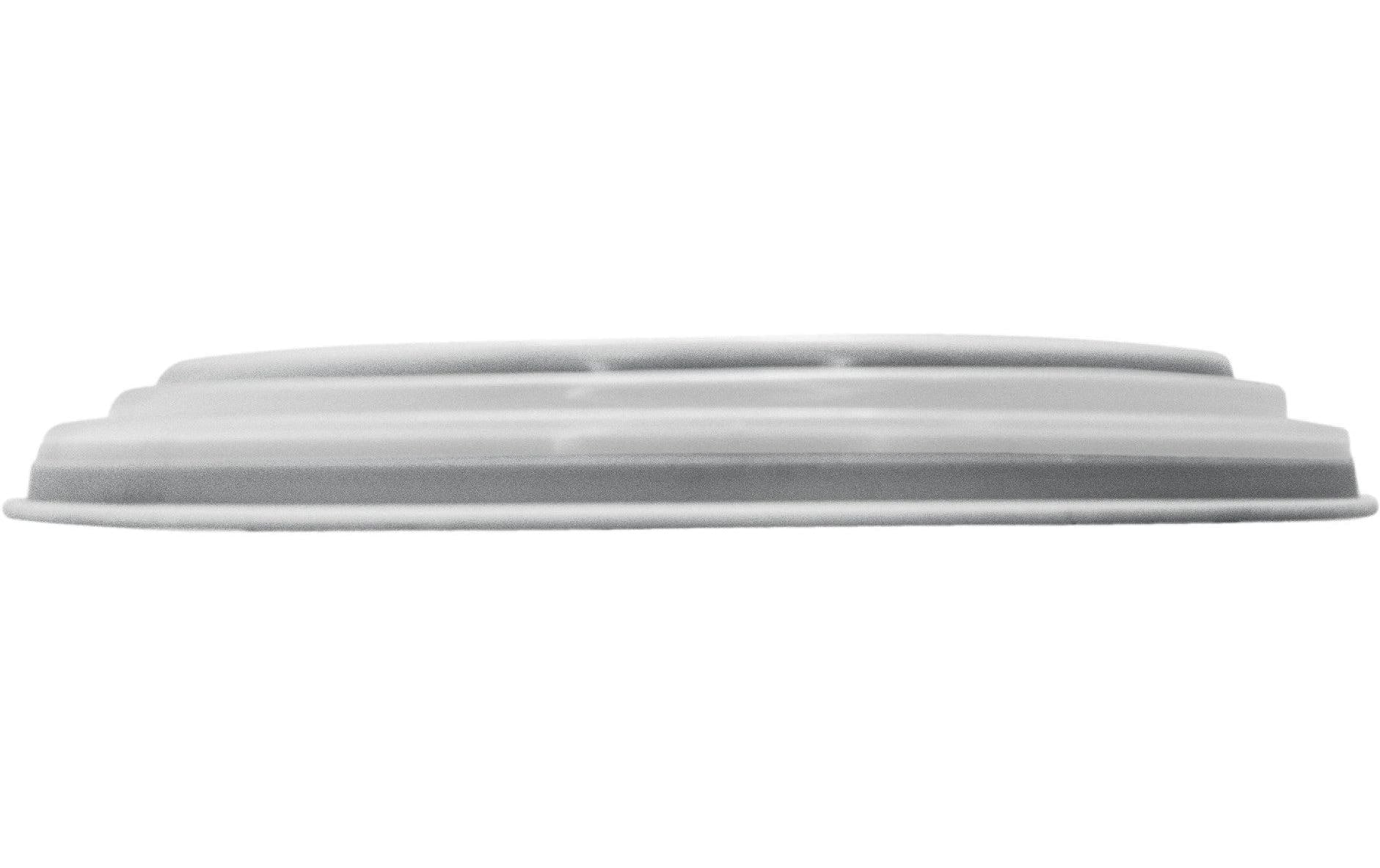 Nerthus Mikrowellenhaube Ø 26,5 × 2 cm, Polypropylen (PP), Grau/Transparent