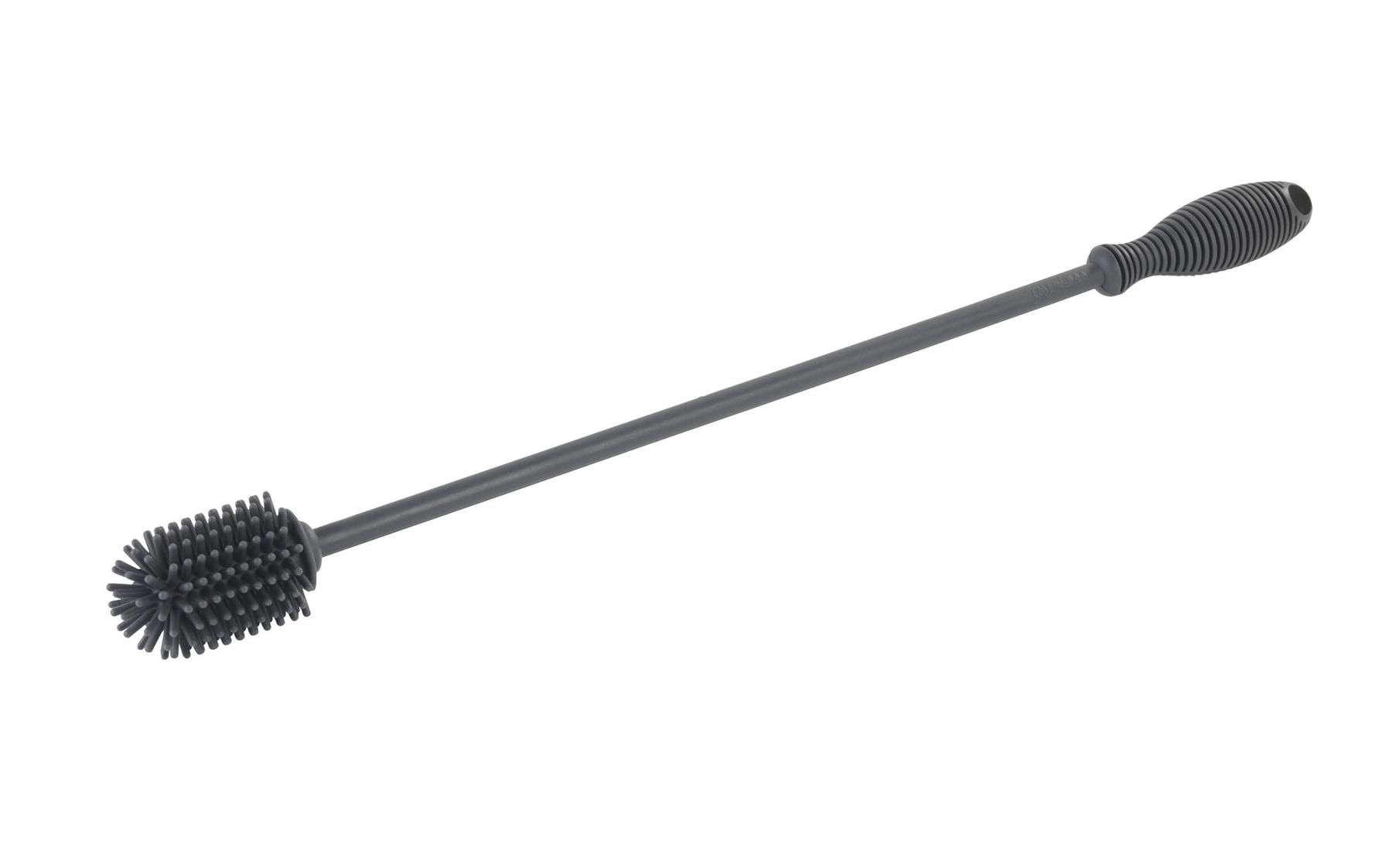 Wenko Flaschenbürste – Silikon, 38 cm, Dunkelgrau