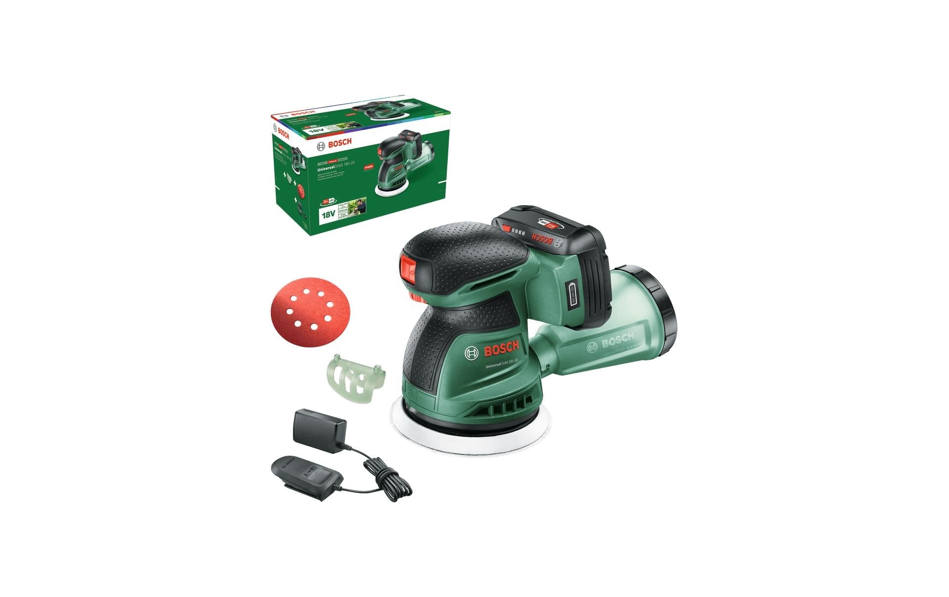Bosch UniversalOrbit 18V-20 Akku-Exzenterschleifer – 18 V – Ø 125 mm – Solo – POWER FOR ALL