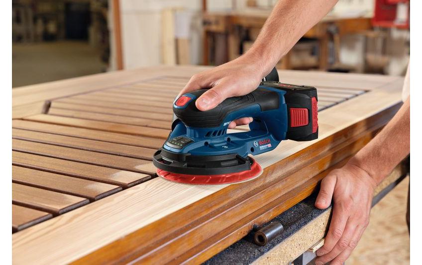 Bosch Professioneller GEX 18V-150-3 Akku-Exzenterschleifer, bürstenlos – 18 V – Ø 150 mm – Solo – AMPShare