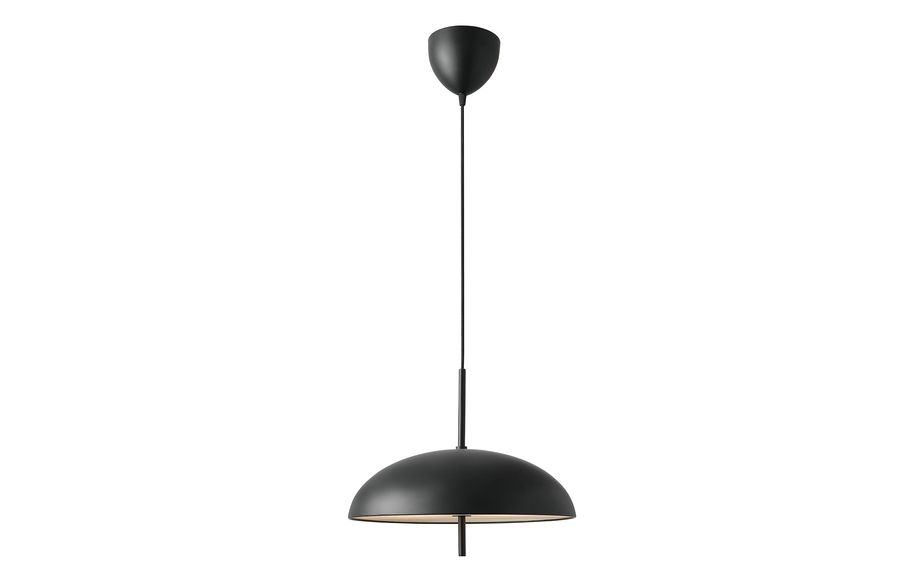Nordlux dftp Nordlux Pendelleuchte Versale 35 – Ø 35 cm, 82 W, dimmbar, E27, ohne Leuchtmittel, schwarz