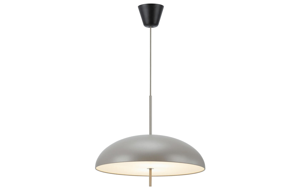Nordlux dftp Nordlux Versale Pendelleuchte – Ø 49,5 cm, Pendellänge 300 cm, 30 W, Braun, 2-flammig, E27, Leuchtmittel exkl.