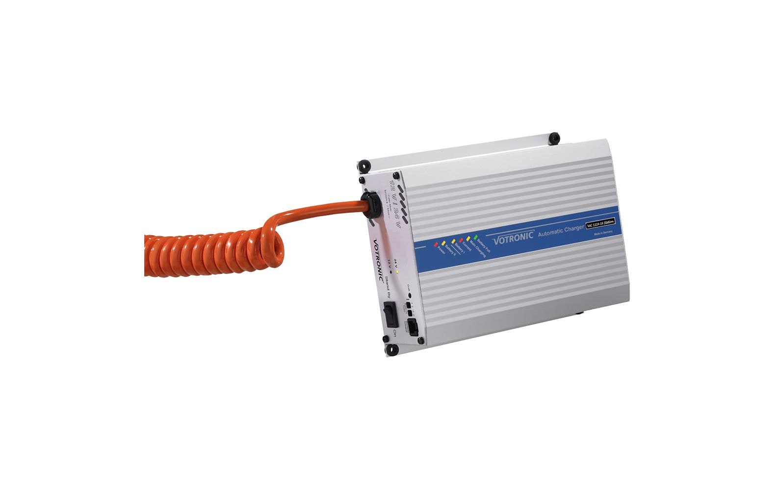 Votronic 0524 VAC 1224-16 Batterieladegerät 530 W – 16 A, 6-stufig, AGM, Blei-Gel – für Lastwagen