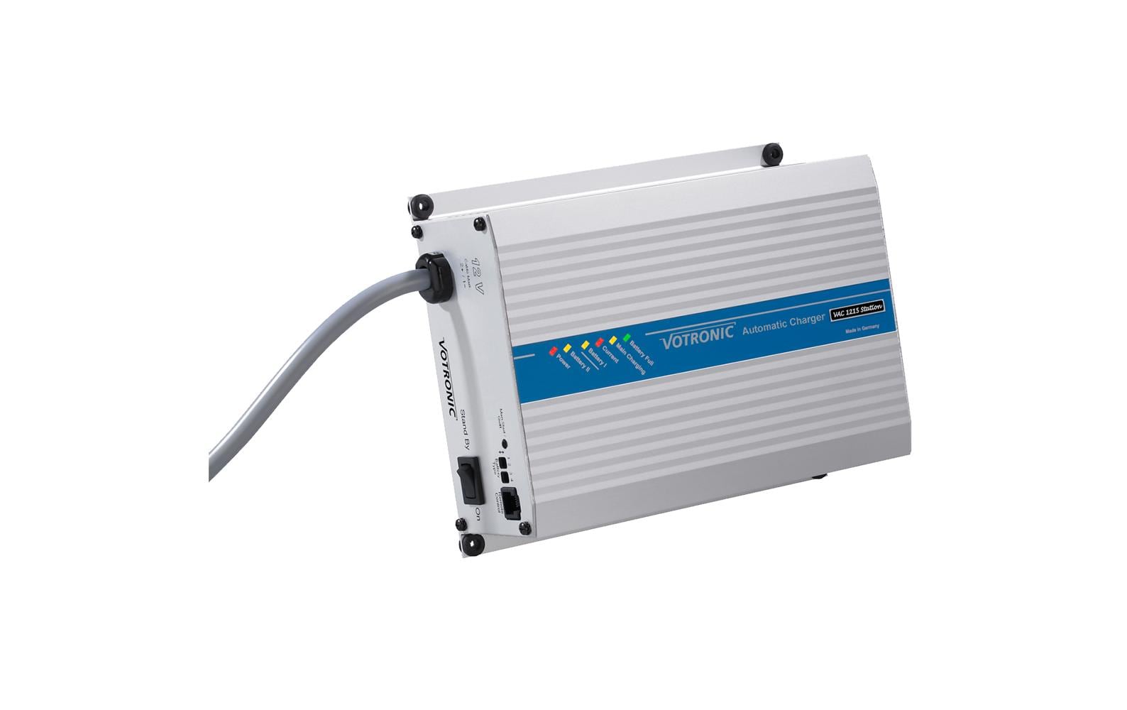 Votronic 0538 VAC 1215 Batterieladegerät – 270 W, 15 A, 12 V, Erhaltungsladung, IP21, Blei-Säure, für Lastwagen