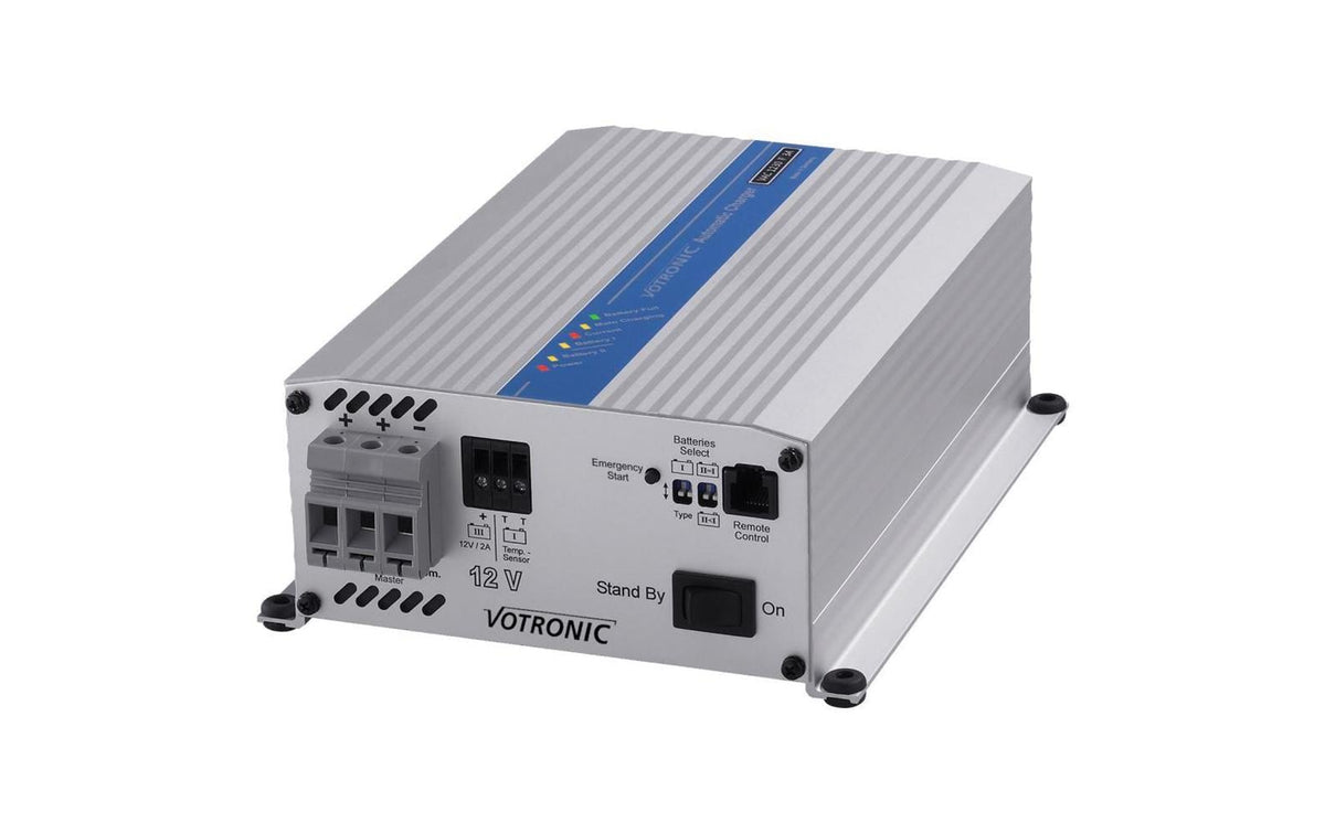Votronic 0483 VAC 1215 F 2A II Batterieladegerät 240 W – 12 V, 15 A – für Wohnmobile (AGM, Gel, Blei-Säure)