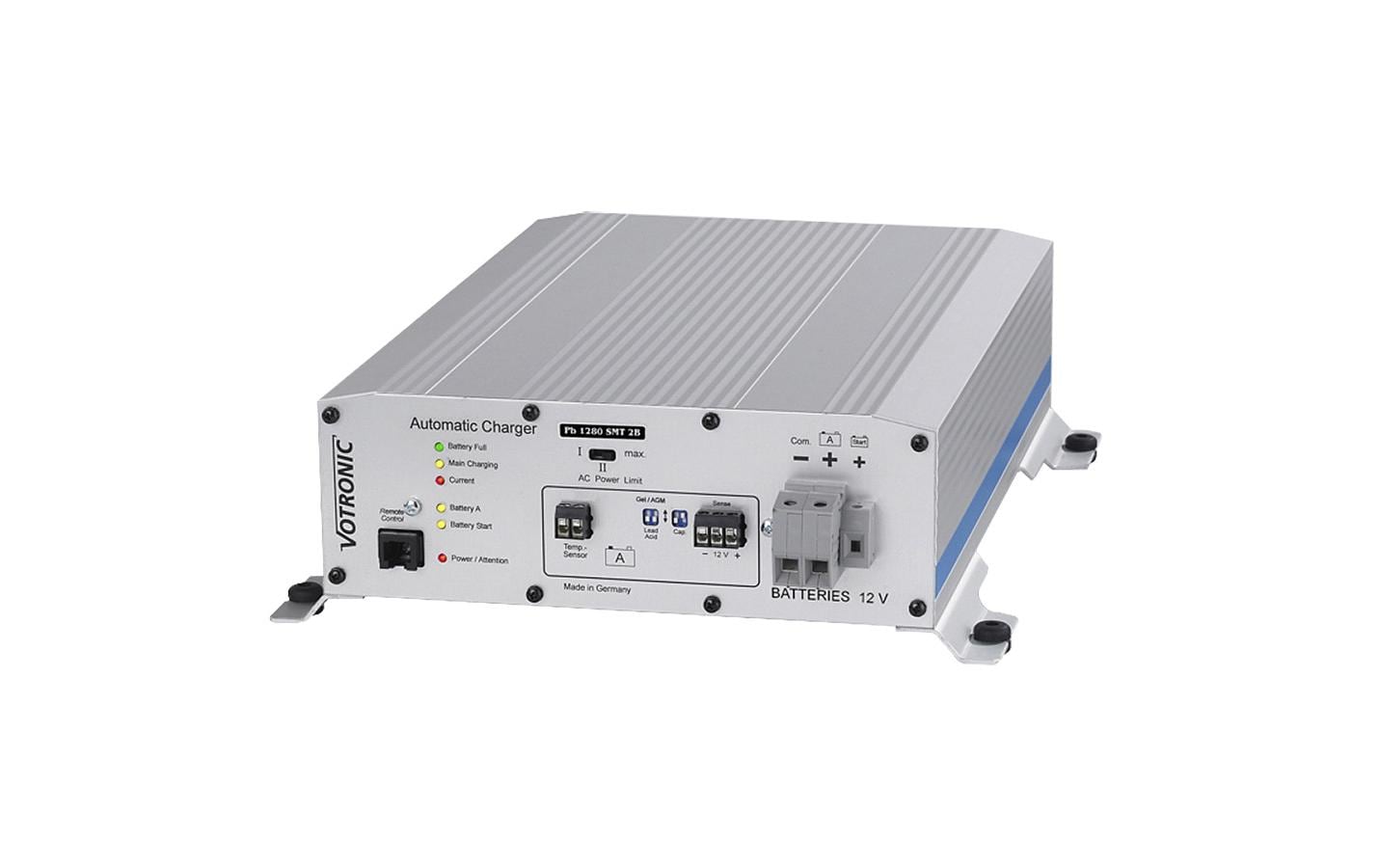 Votronic 3131 Pb 1280 SMT 2B Batterieladegerät 12 V/80 A, 1400 W – für AGM, Blei-Gel, Blei-Säure