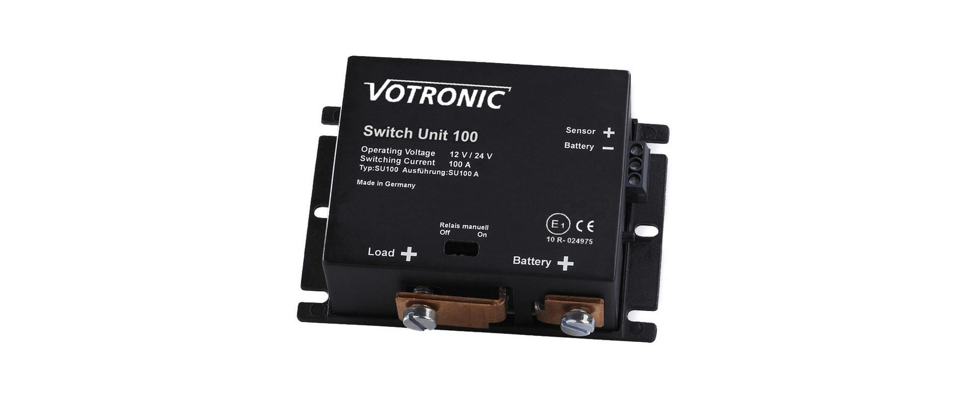 Votronic Controller – 12–24 V, Mobil/Stationär, 110×145×45 mm, IP21 – Schwarz – 2072