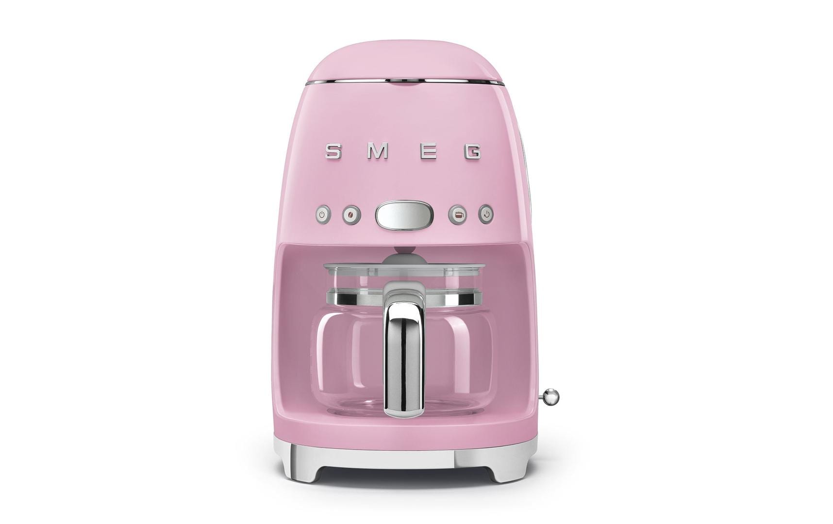 Smeg DCF02 Filterkaffeemaschine – 10 Tassen, 1,4 l, Permanentfilter, Rosa