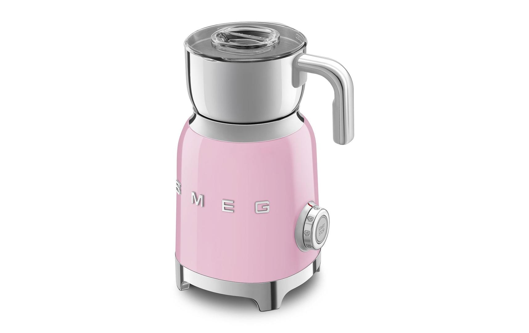 Smeg Milchaufschäumer MFF11PKEU – 600 ml, 500 W – rosa