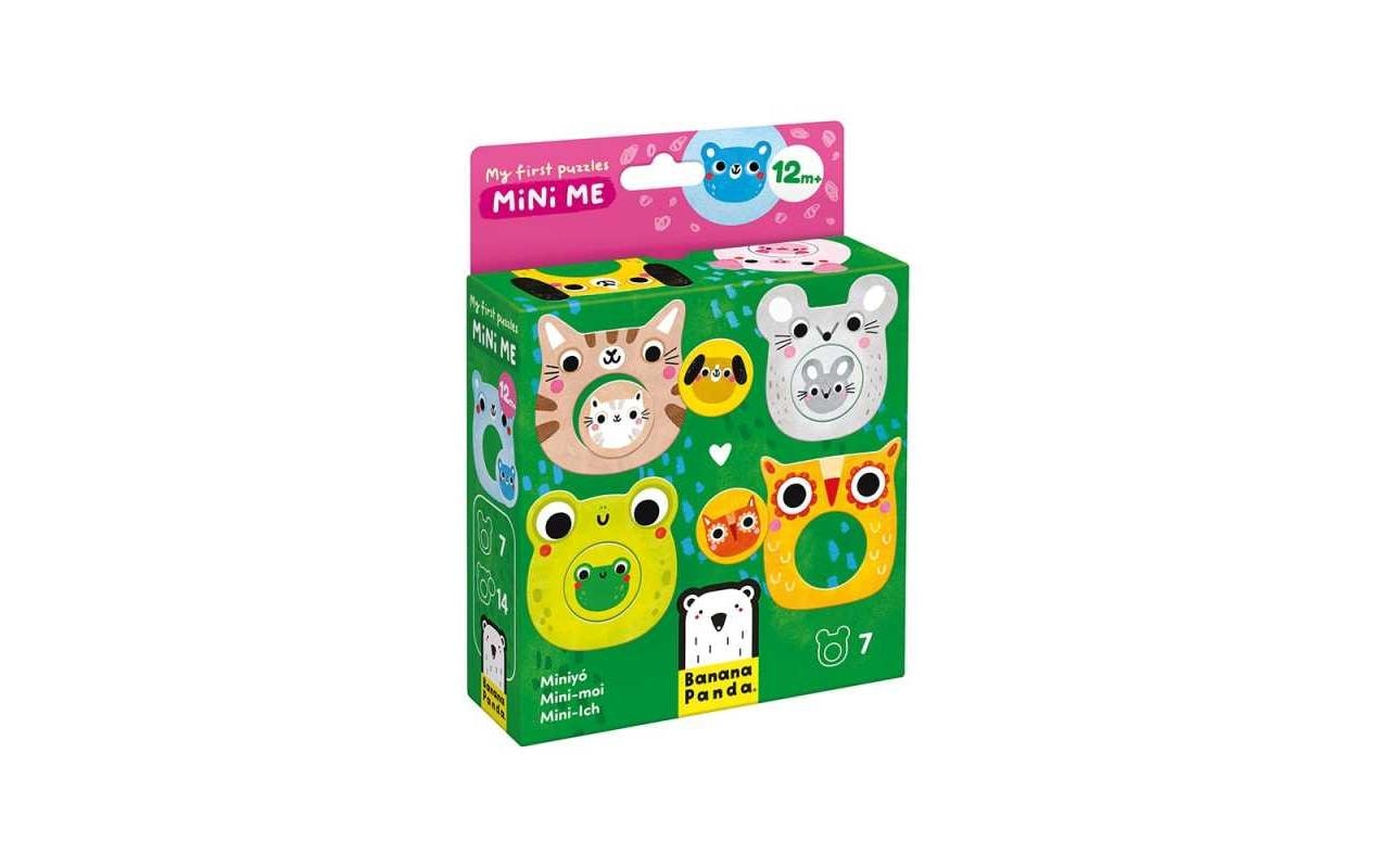 Banana panda Puzzle Tiere – 14 Teile – Ø 20 cm – ab 1 Jahr