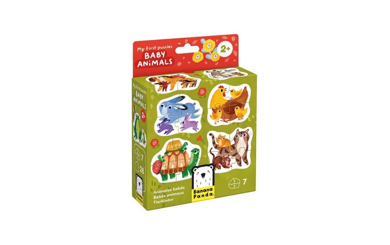 Banana panda My First Baby Animals – Logikspiel, ab 1,5 Jahren, mehrsprachig
