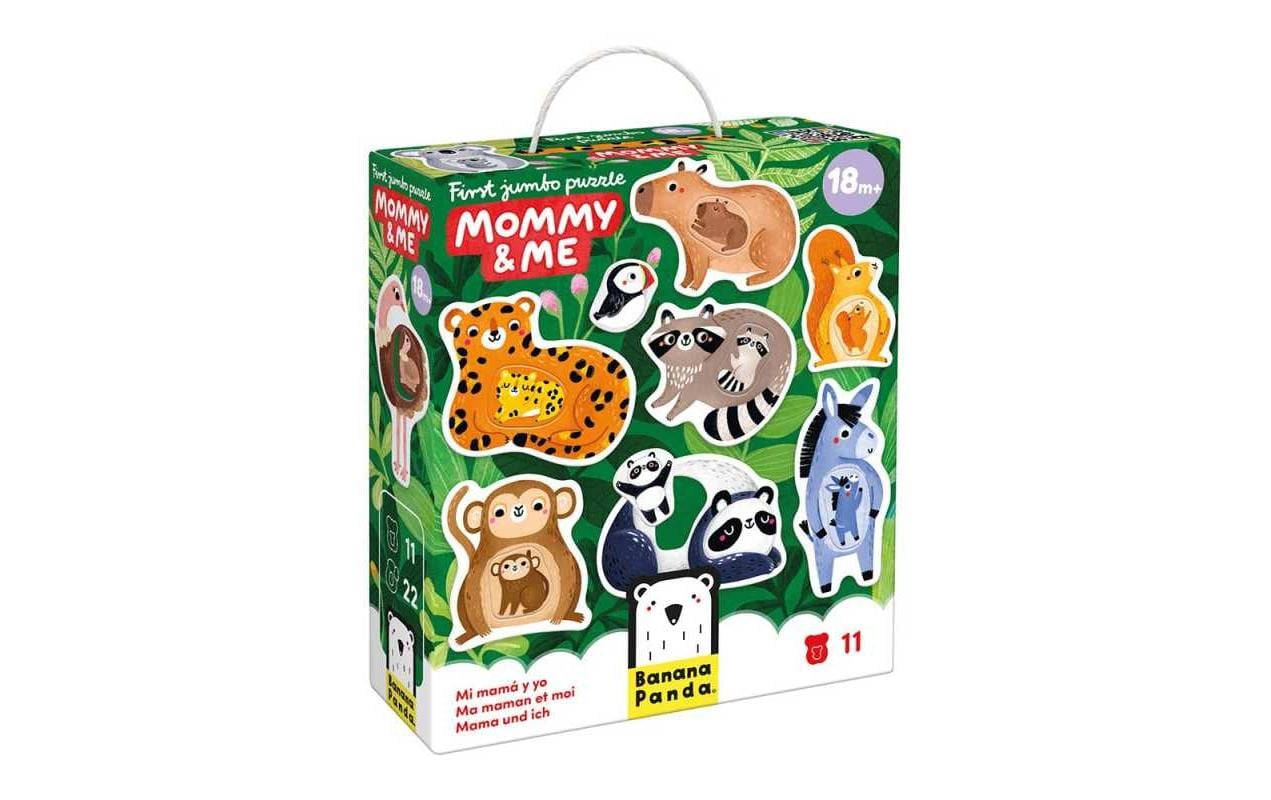 Banana panda Puzzle First Jumbo Mommy & Me – Logikspiel, ab 1,5 Jahren, mehrsprachig