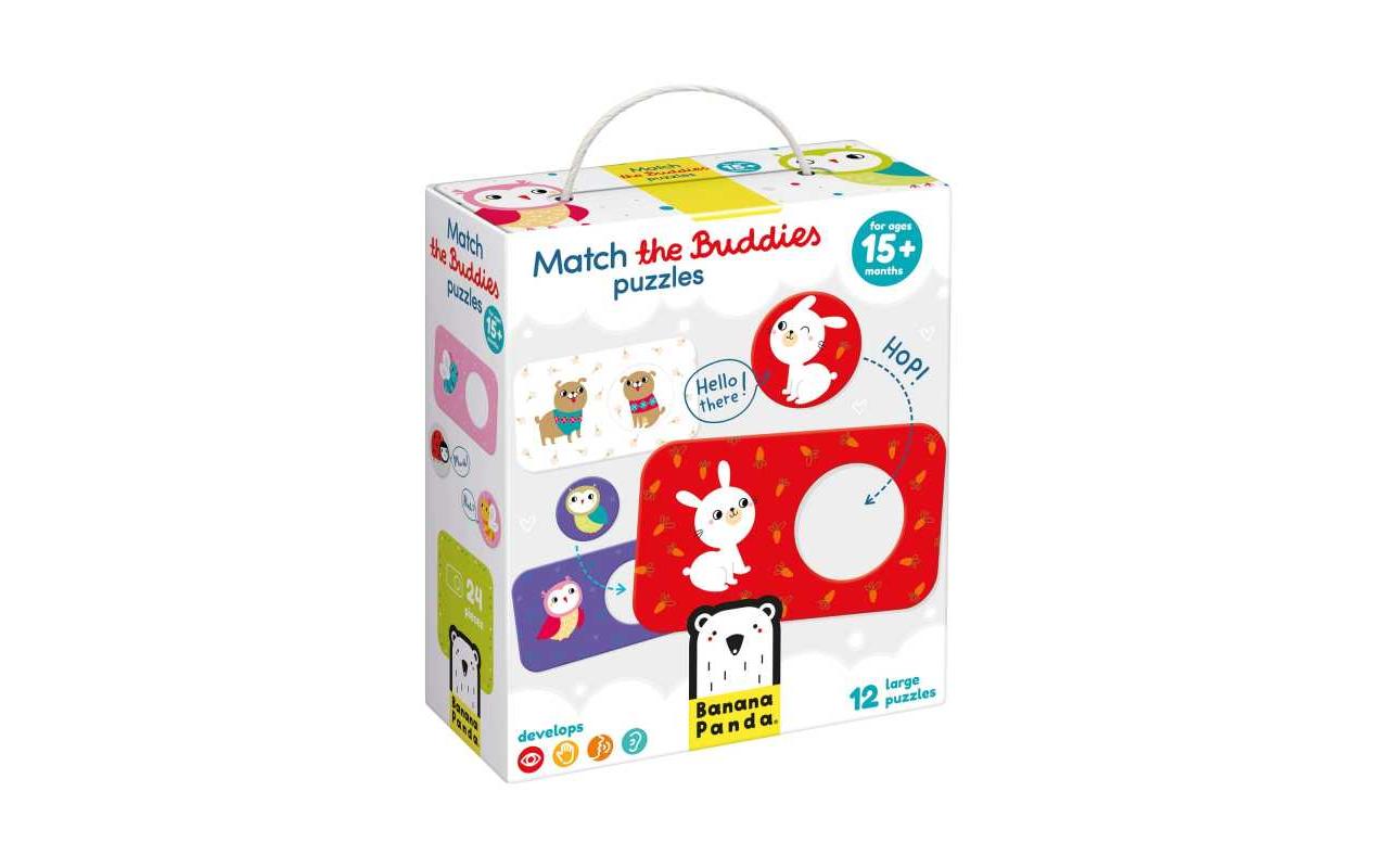 Banana panda Puzzle Match The Buddies – Logikspiel, ab 15 Monaten, mehrsprachig