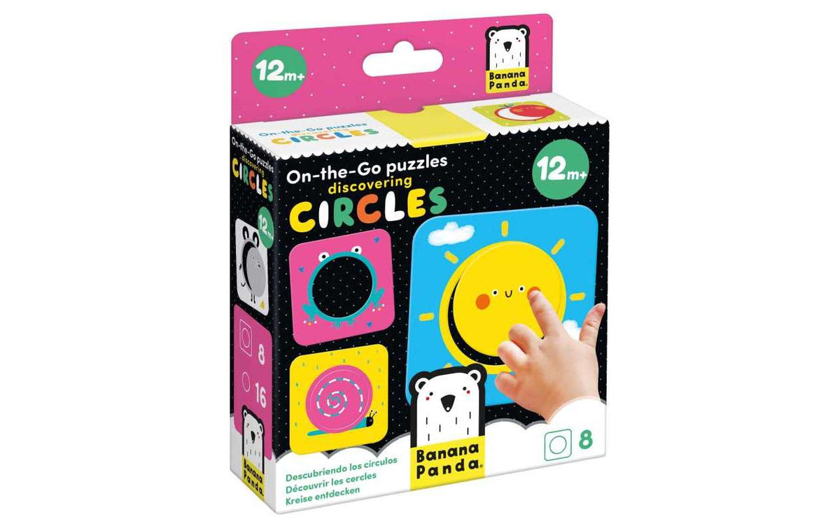Banana panda Puzzle Tiere – 16 Teile – 13,9 × 19 cm – ab 1 Jahr – Karton