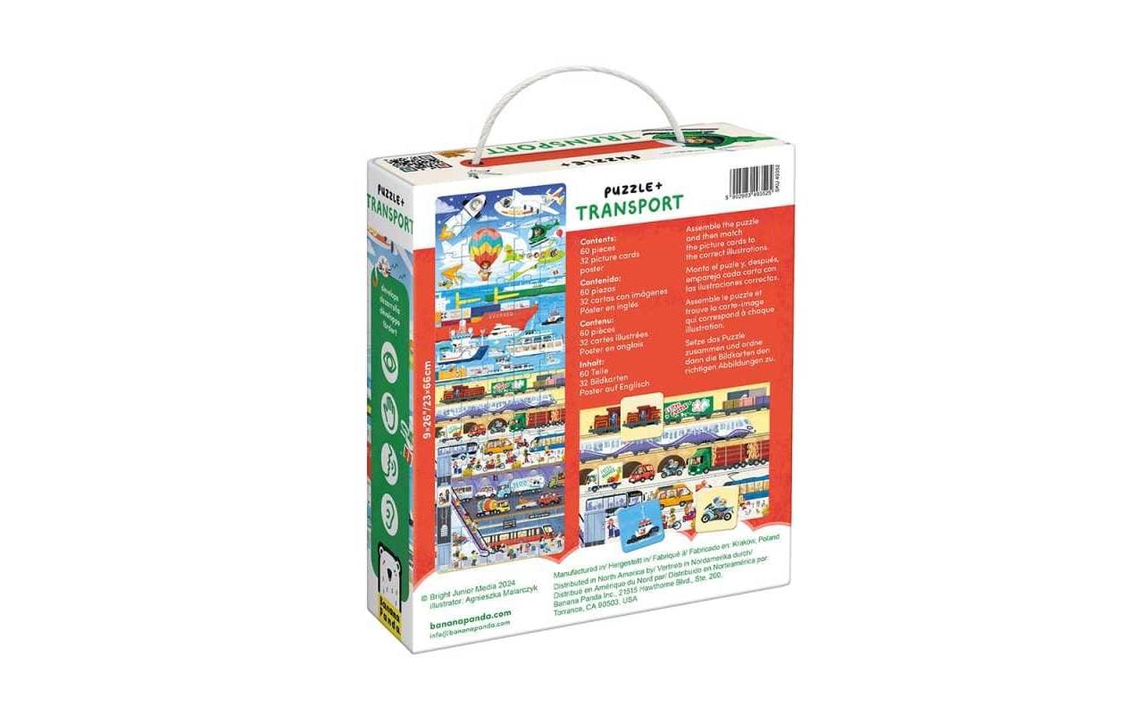 Banana Panda Transport Plus – Logikspiel, ab 4 Jahren, mehrsprachig