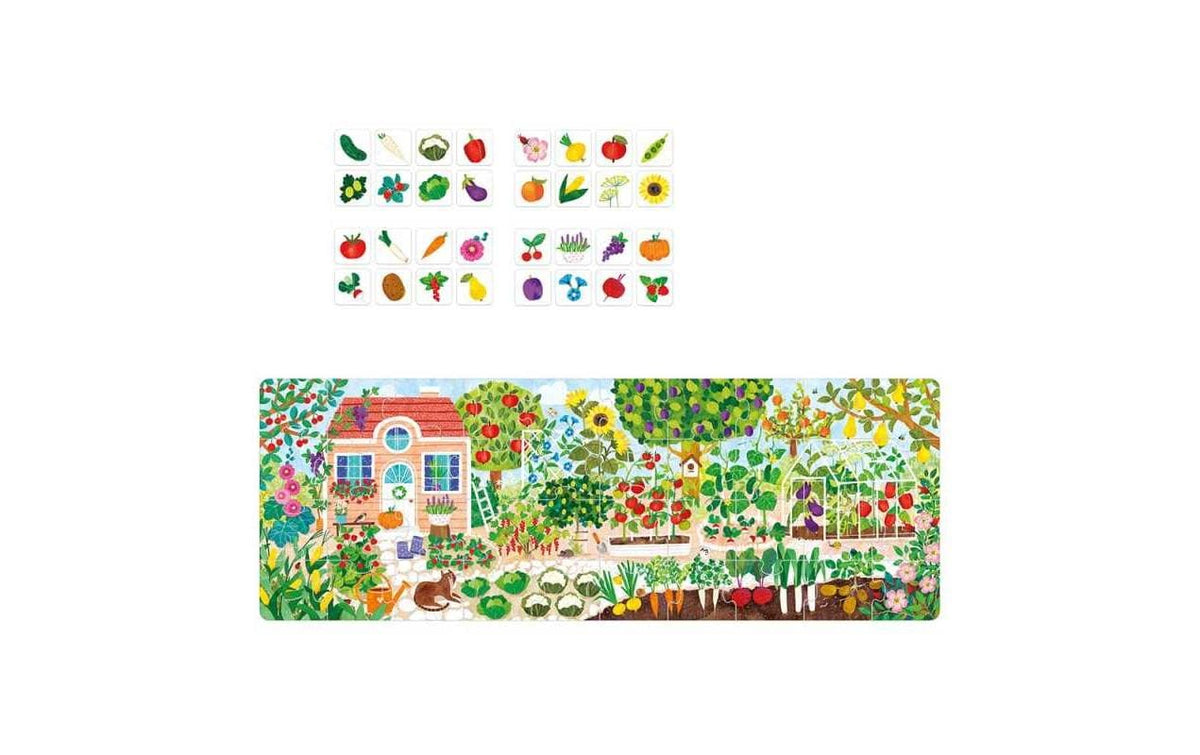 Banana panda Puzzle Landschaft/Natur – 74 Teile – 16,5 × 5 cm – ab 3 Jahren – Karton/Papier/Pappe
