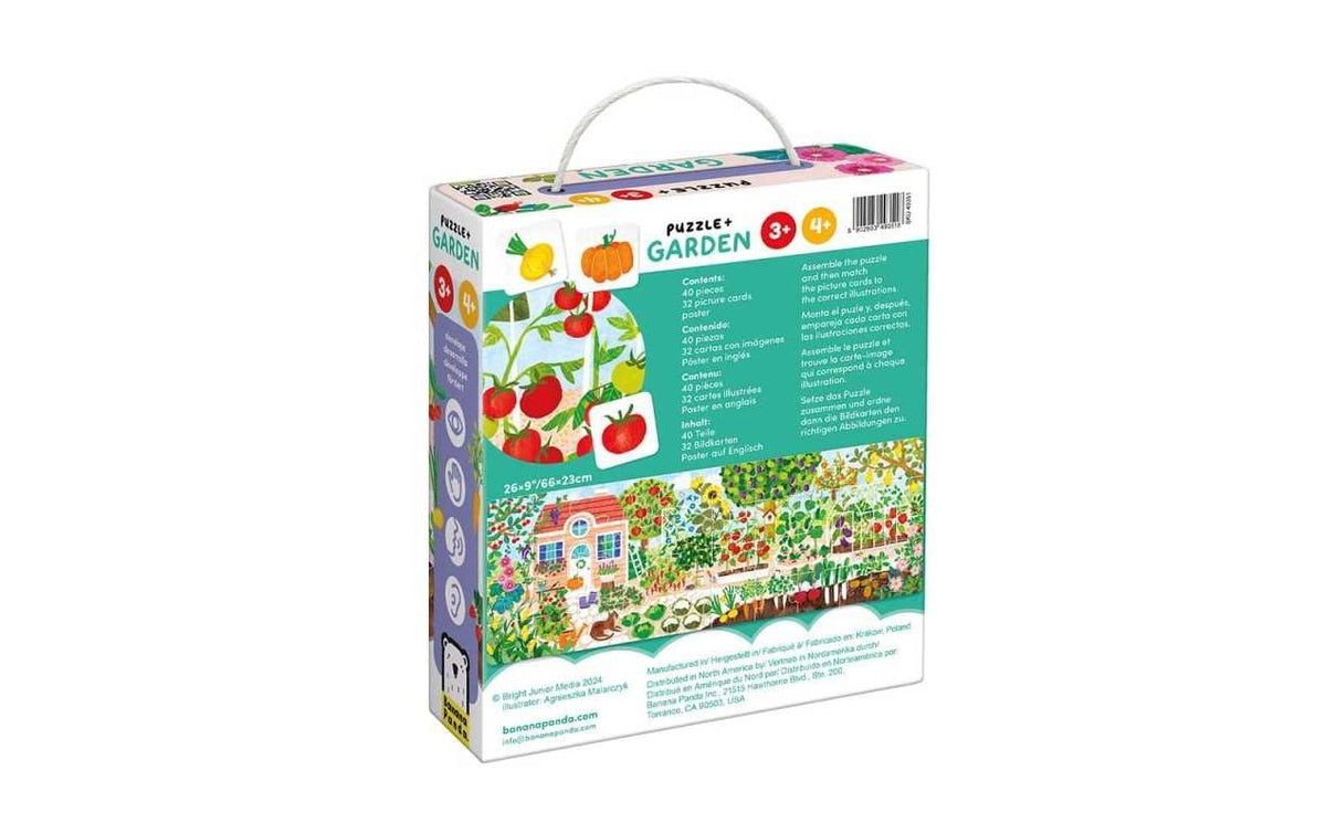 Banana panda Puzzle Landschaft/Natur – 74 Teile – 16,5 × 5 cm – ab 3 Jahren – Karton/Papier/Pappe