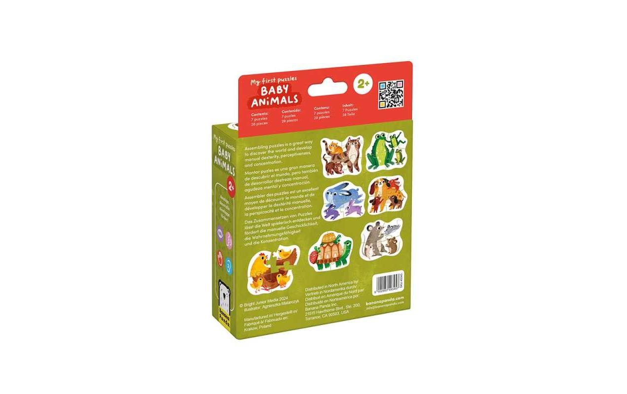 Banana panda My First Baby Animals – Logikspiel, ab 1,5 Jahren, mehrsprachig